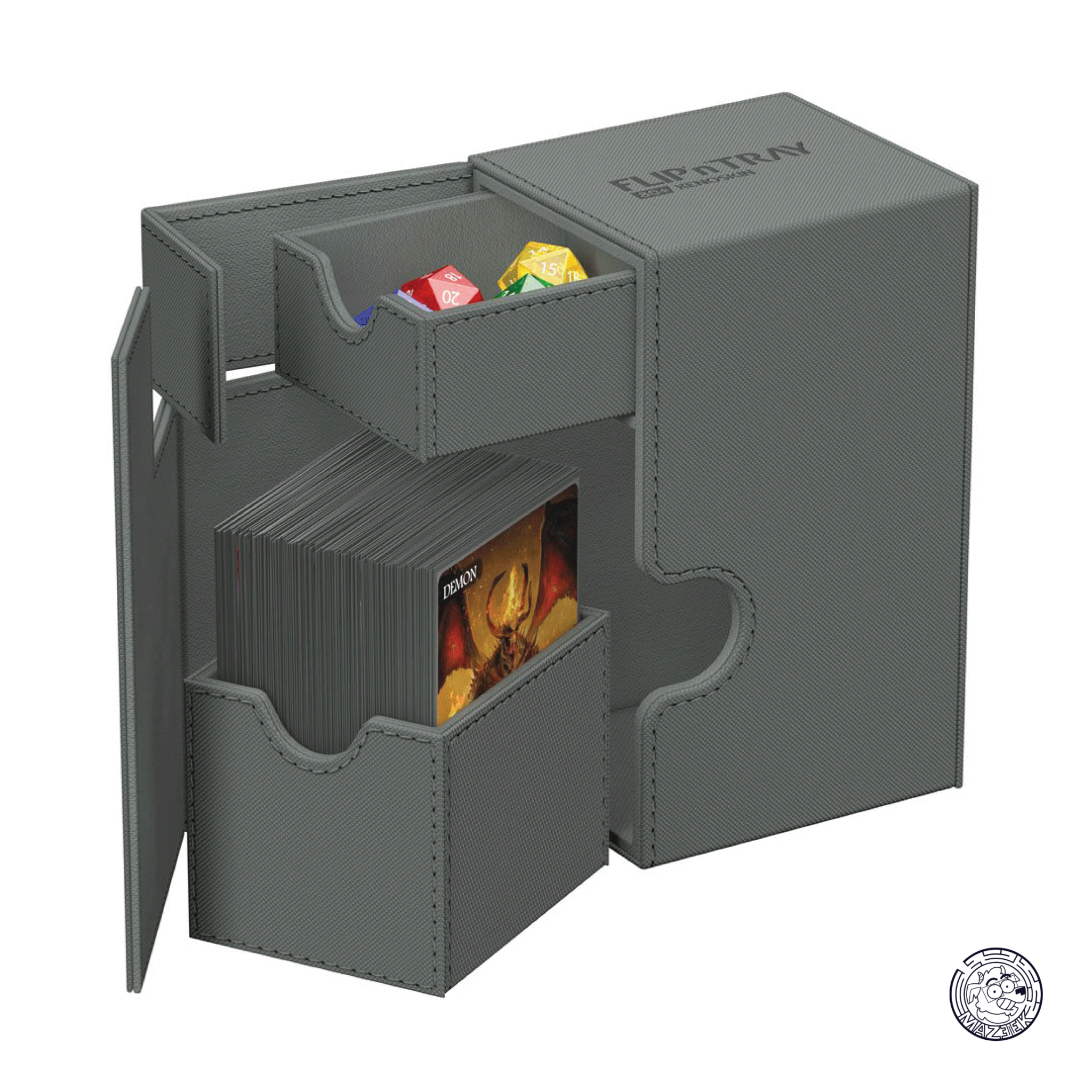 Ultimate Guard - Flip`n`Tray 80+ XenoSkin Monocolor (Grey)