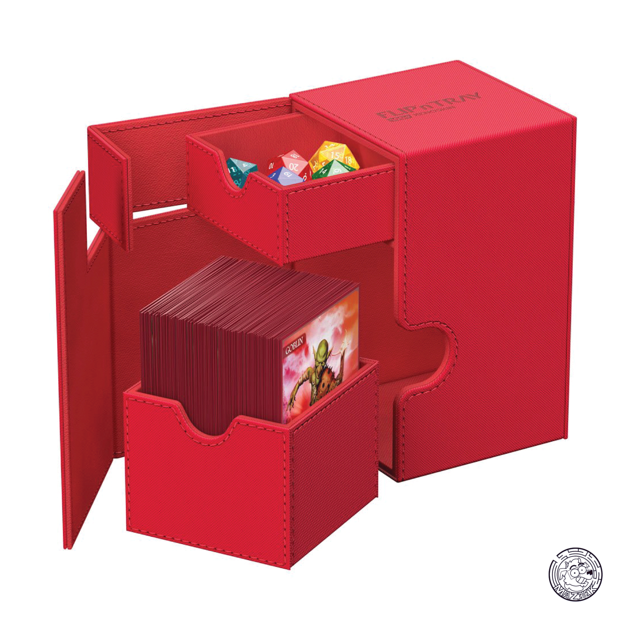 Ultimate Guard - Flip`n`Tray 100+ XenoSkin Monocolor (Red)