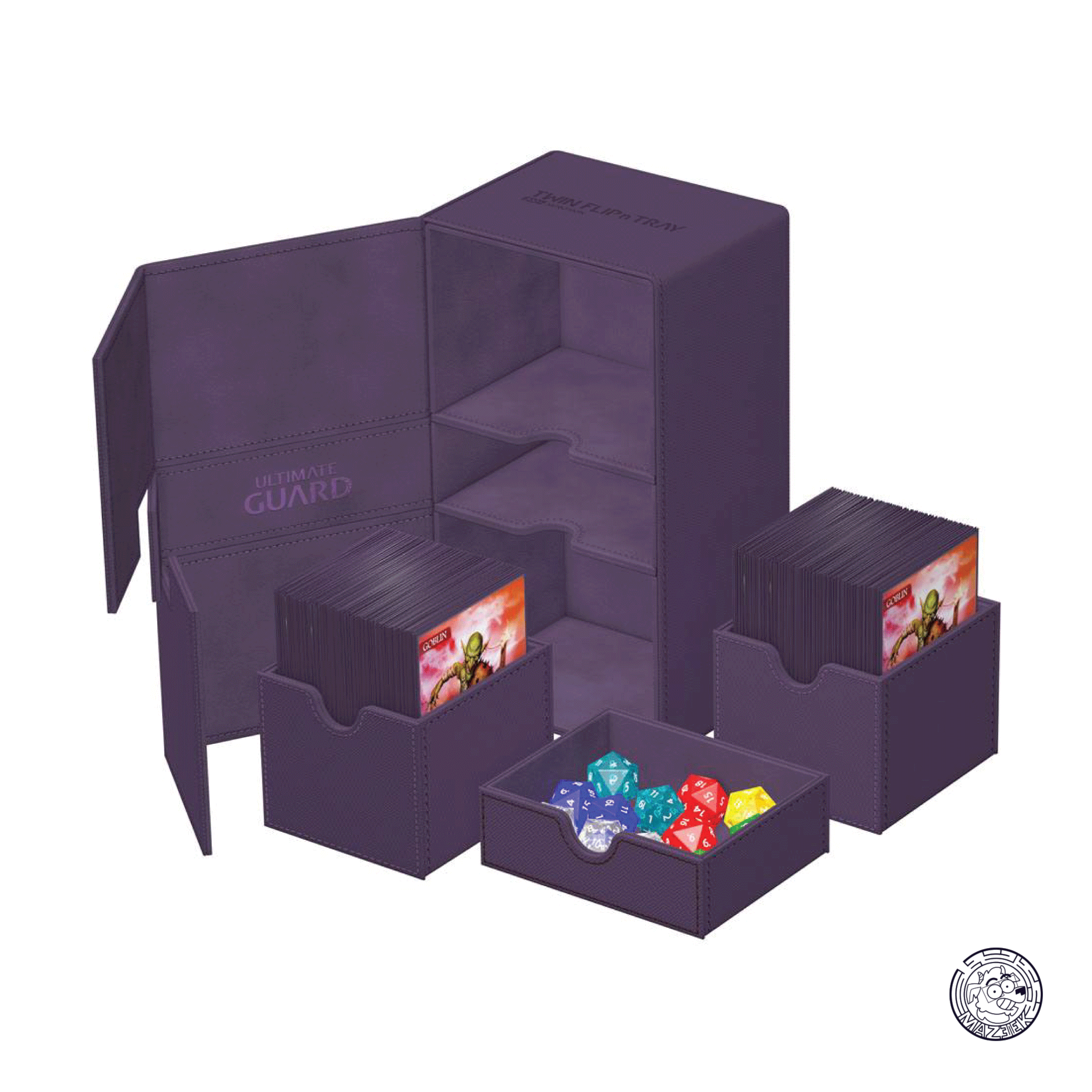 Ultimate Guard - Twin Flip`n`Tray 200+ XenoSkin Monocolor (Purple)