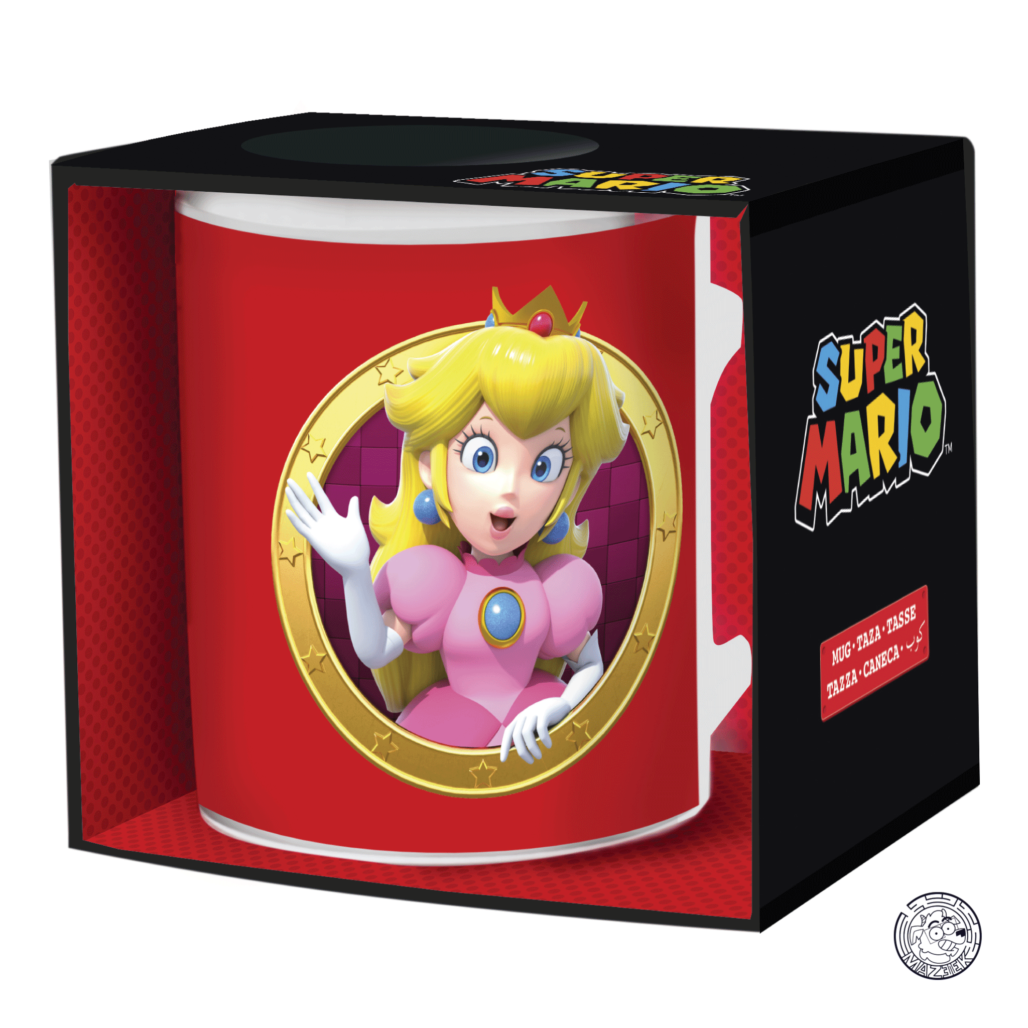 Tazza 3D - SUPER MARIO - Peach & Yoshi - Porcelain Mug 11oz