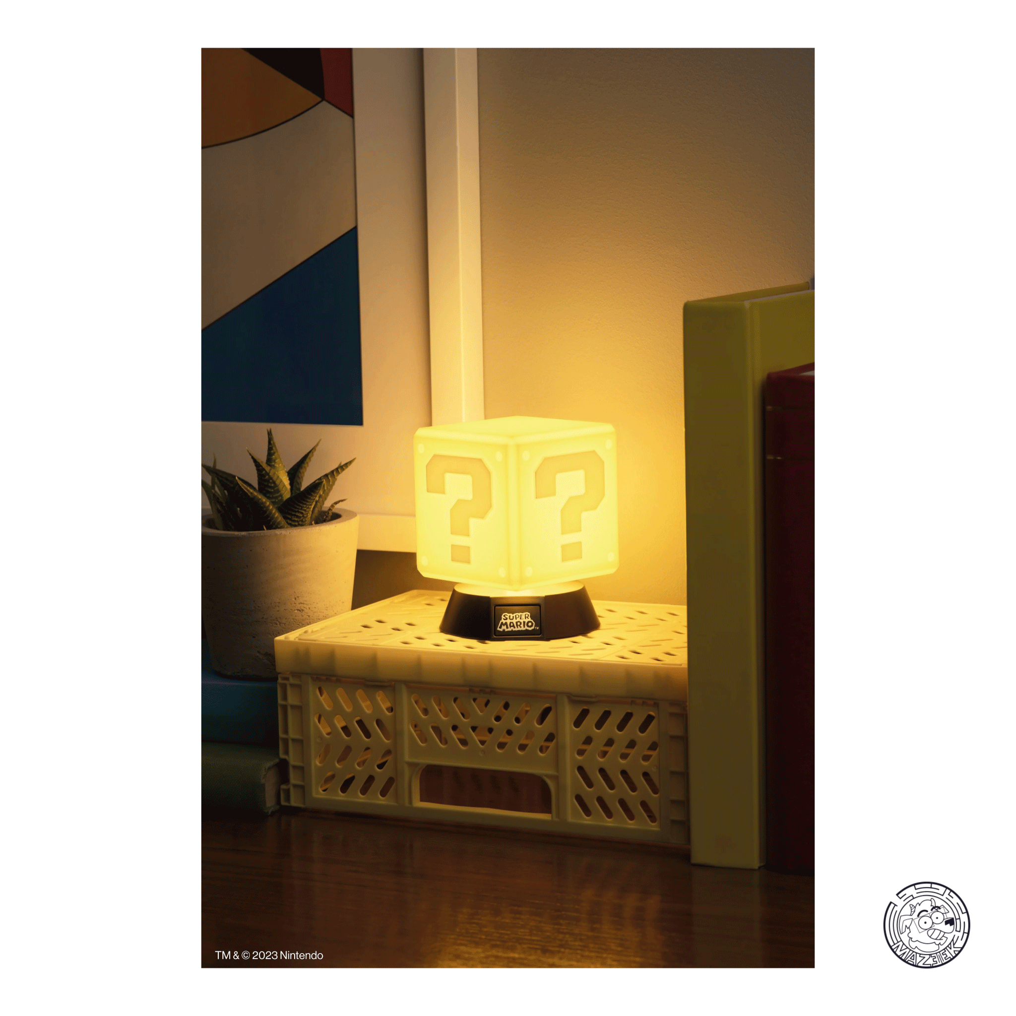 Lampada - NINTENDO - Question Block - Icon Light - 3.9inch - 10cm