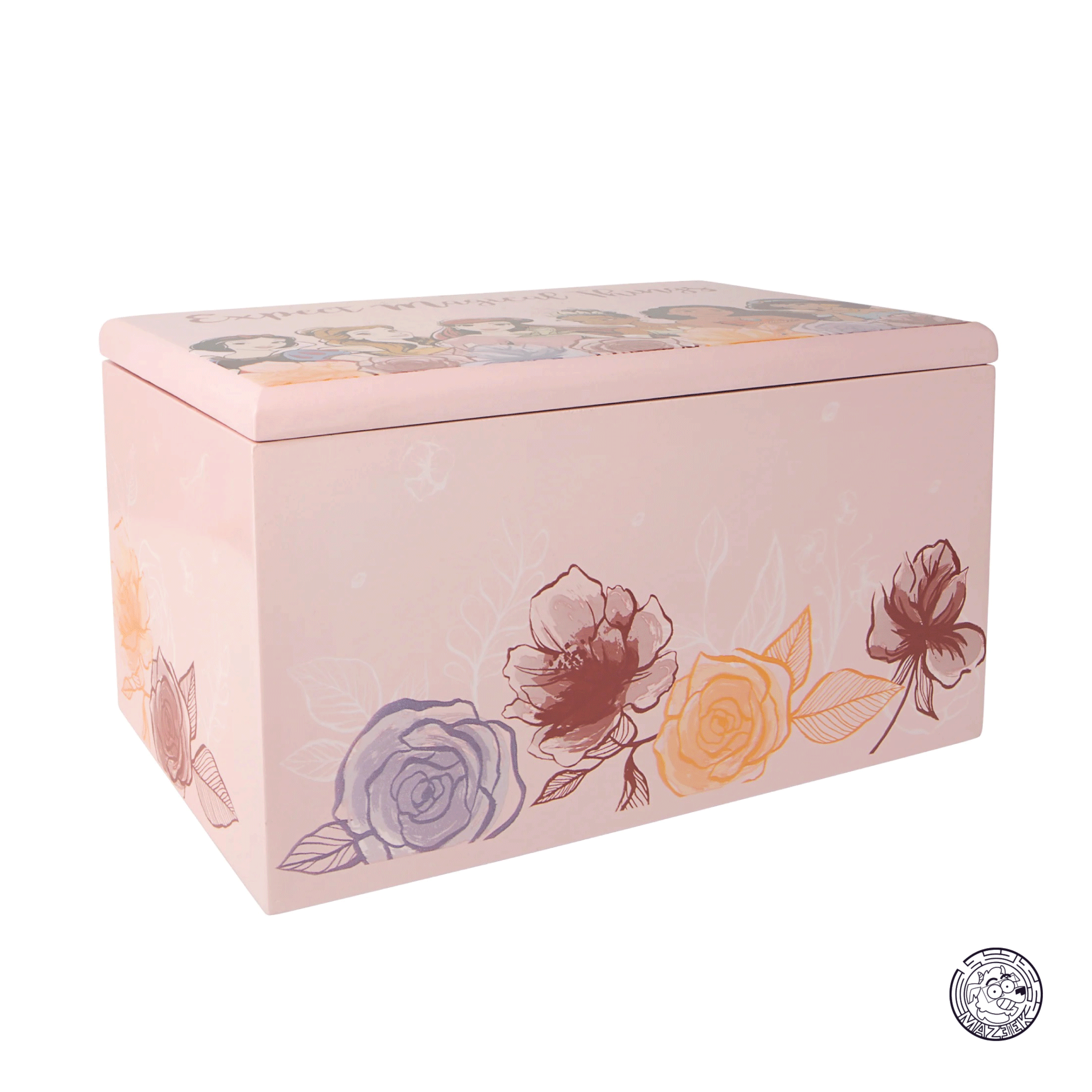 Gioielli - PRINCESS - Jewellery Box in Wood - 18x 11,5x 10 cm