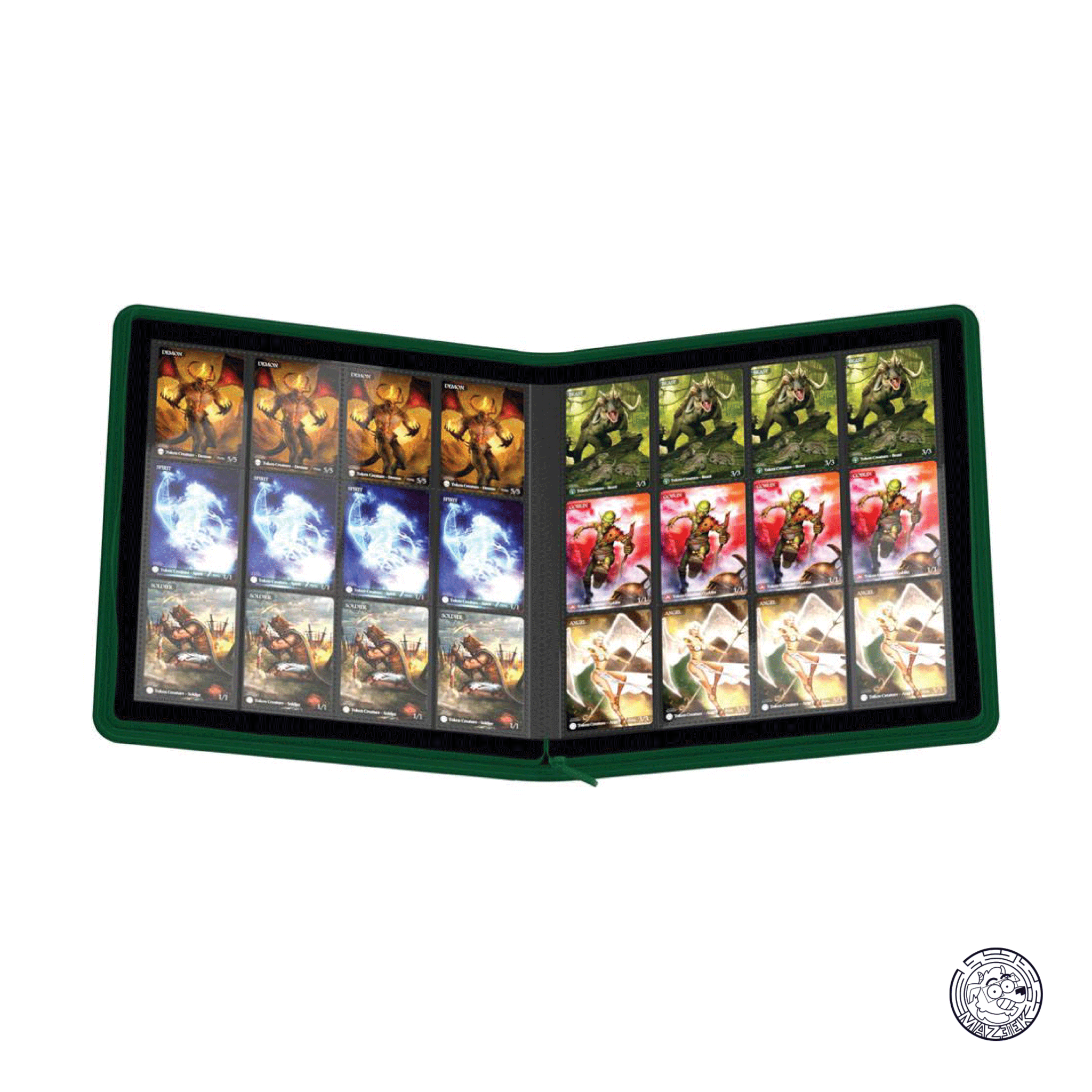 Ultimate Guard - Zipfolio 480 - 24-Pocket XenoSkin Quadrow (Green)