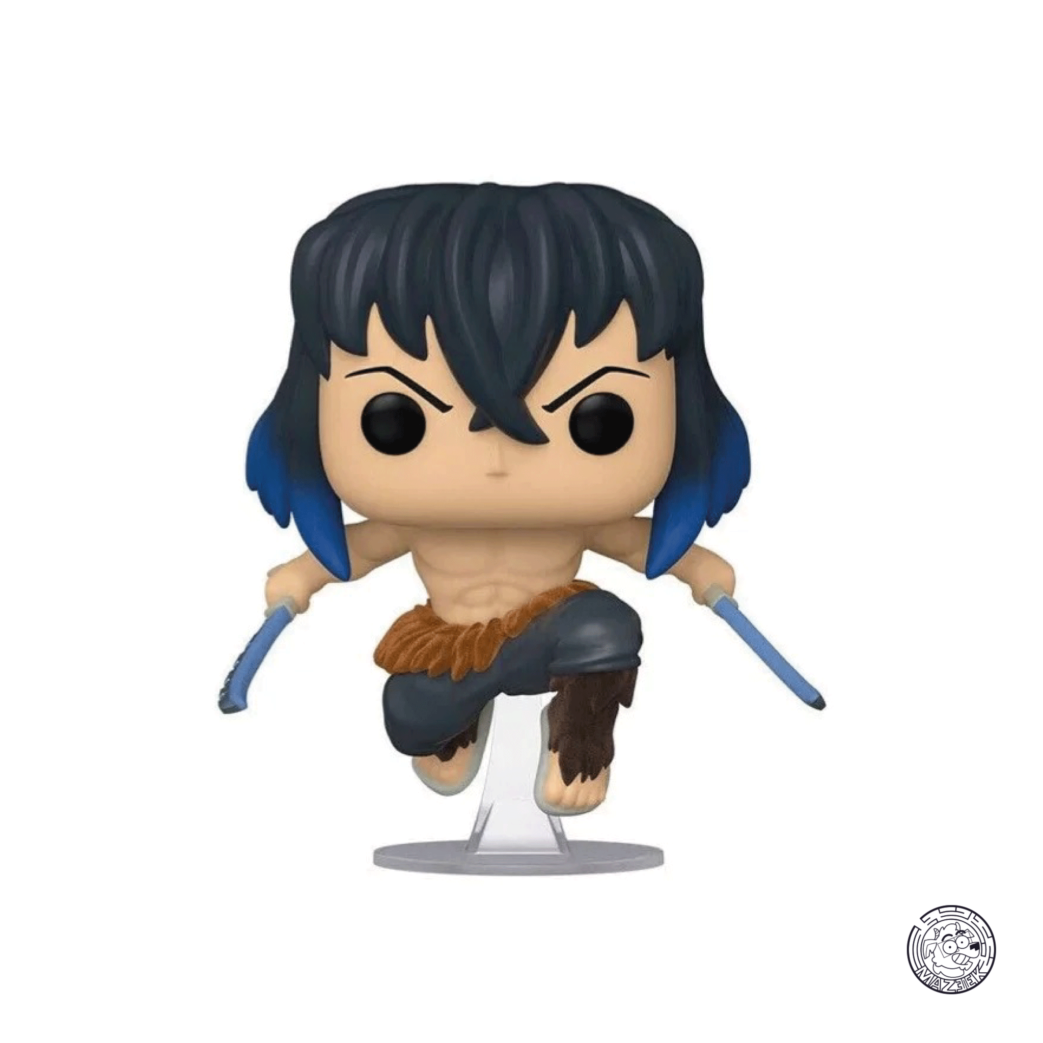 Funko POP! Demon Slayer: Inosuke Hashibira (Flocked) (Chase Edition) 875 - BOX DAMAGED