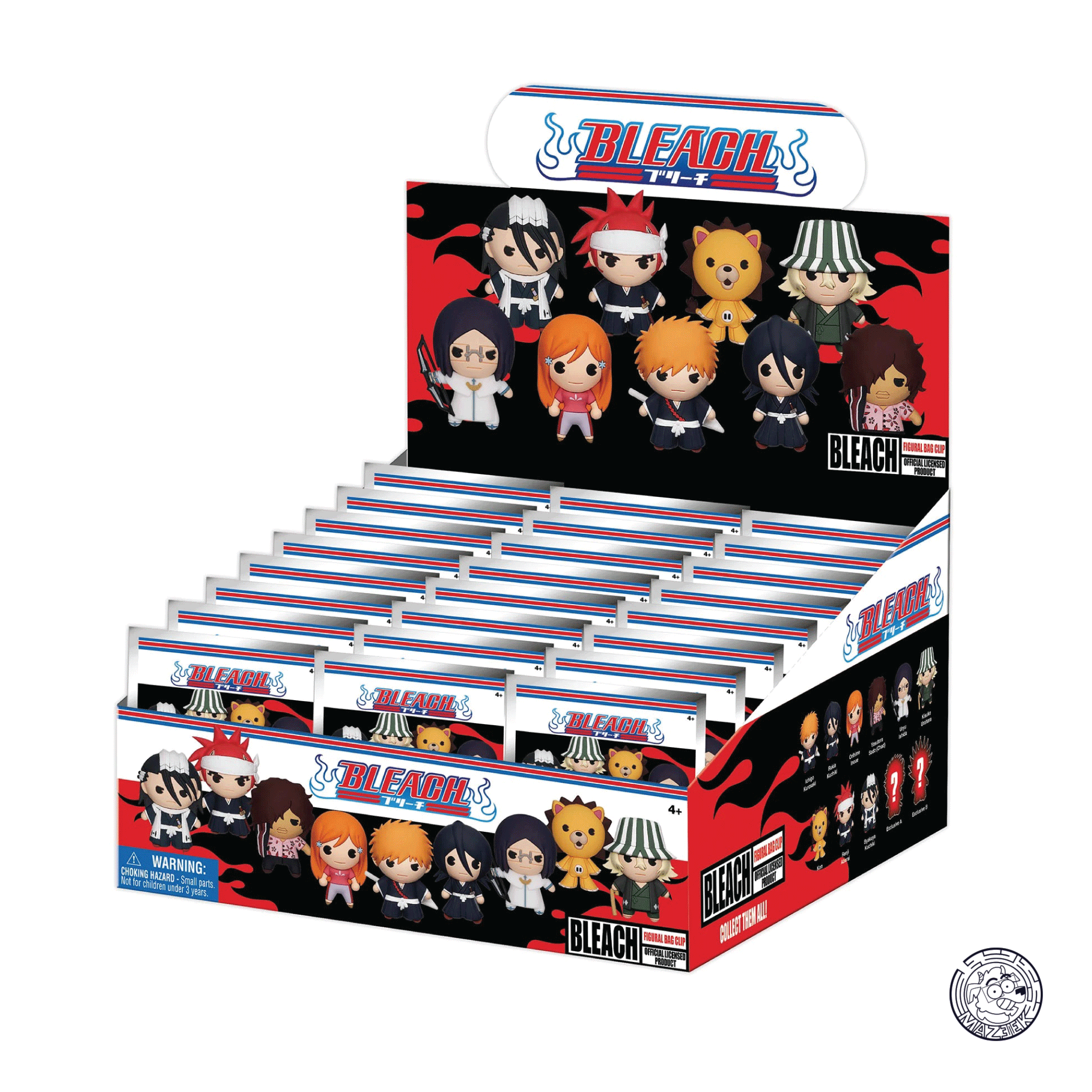 Figure! BLEACH - Series 1 - 3D Foam Bag Clip (random)