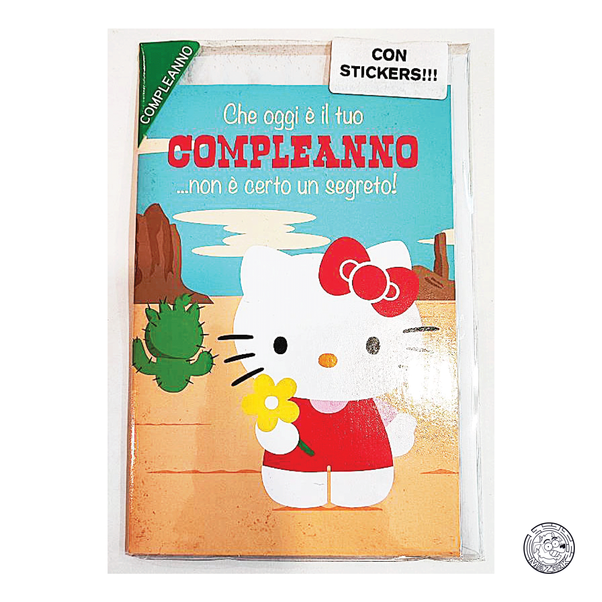 Bigliettino Regalo con Stickers - Hello Kitty: Che Oggi è il tuo Compleanno non è certo un Segreto