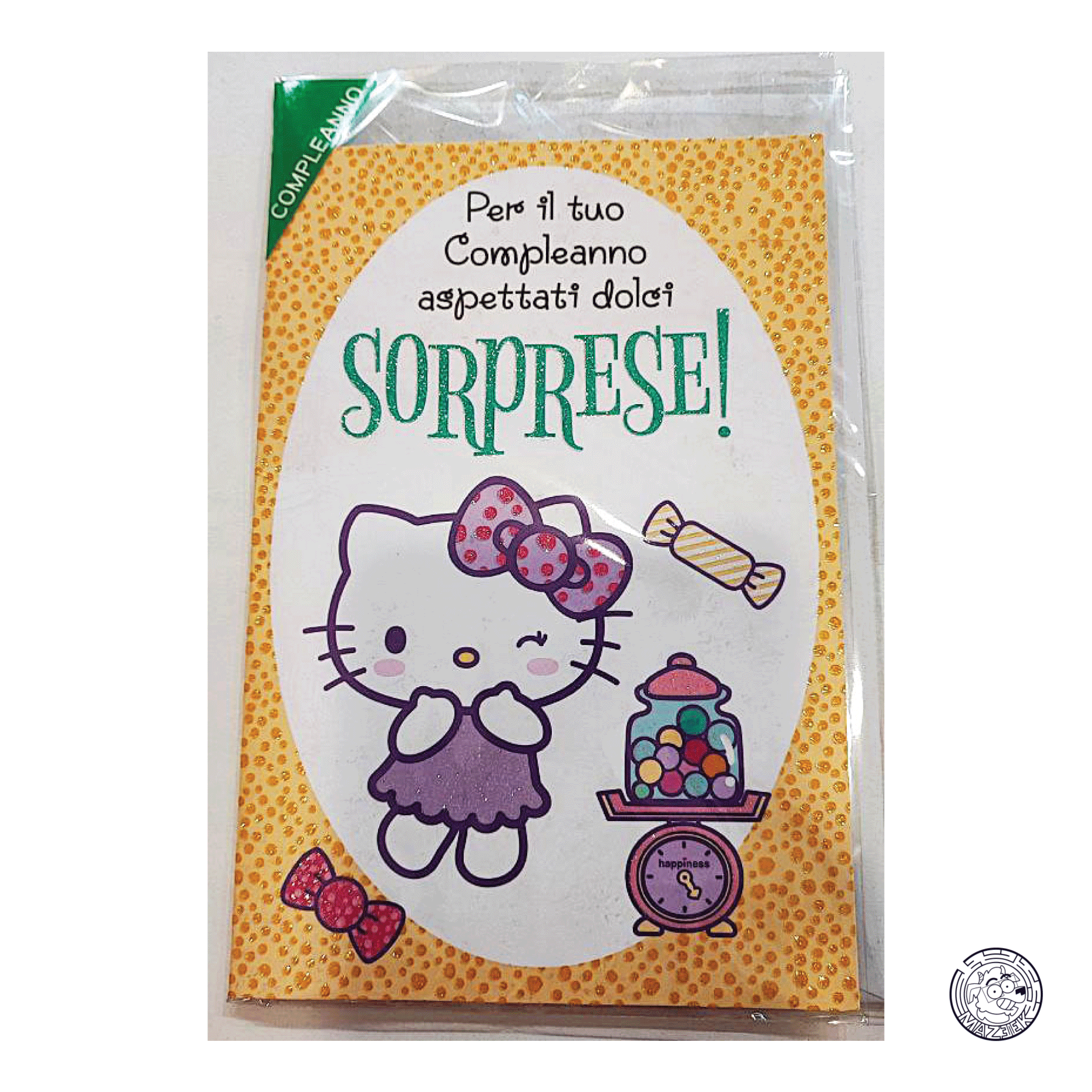 Bigliettino Regalo - Hello Kitty: Per il tuo Compleanno aspettati dolci Sorprese!
