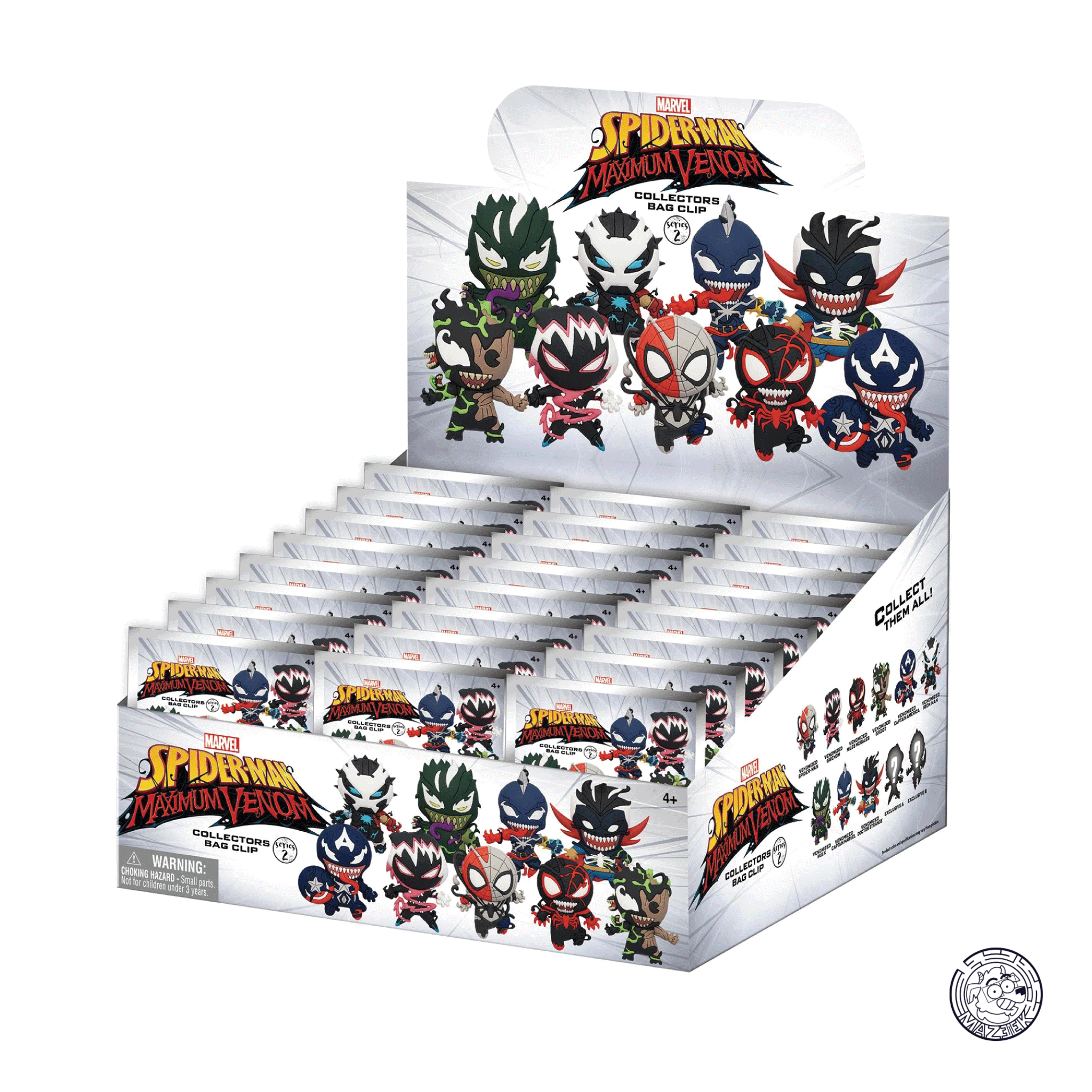 Figure! VENOM - Series 2 - 3D Foam Bag Clip (random)