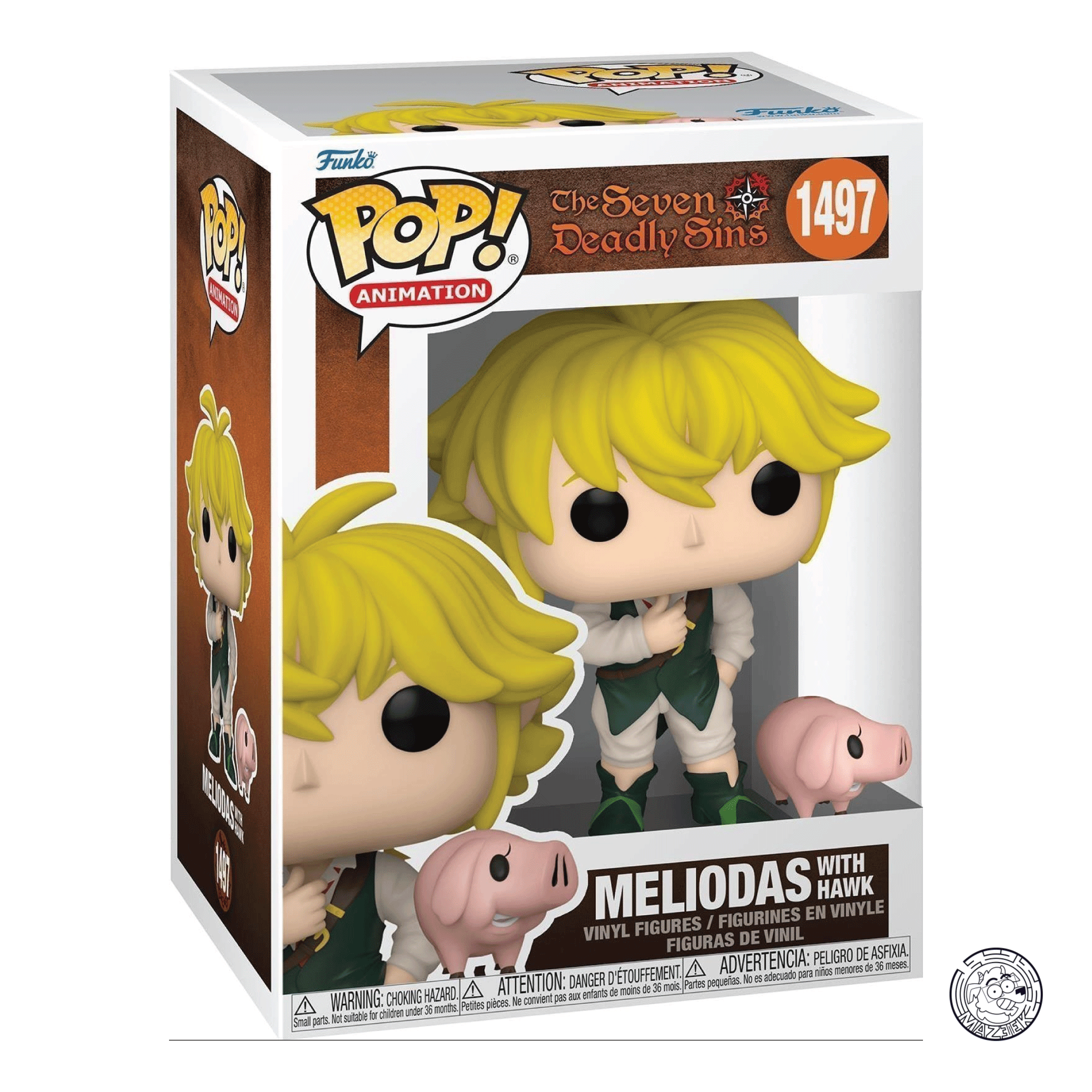 Funko POP! The Seven Deadly Sins: Meliodas with Hawk 1497
