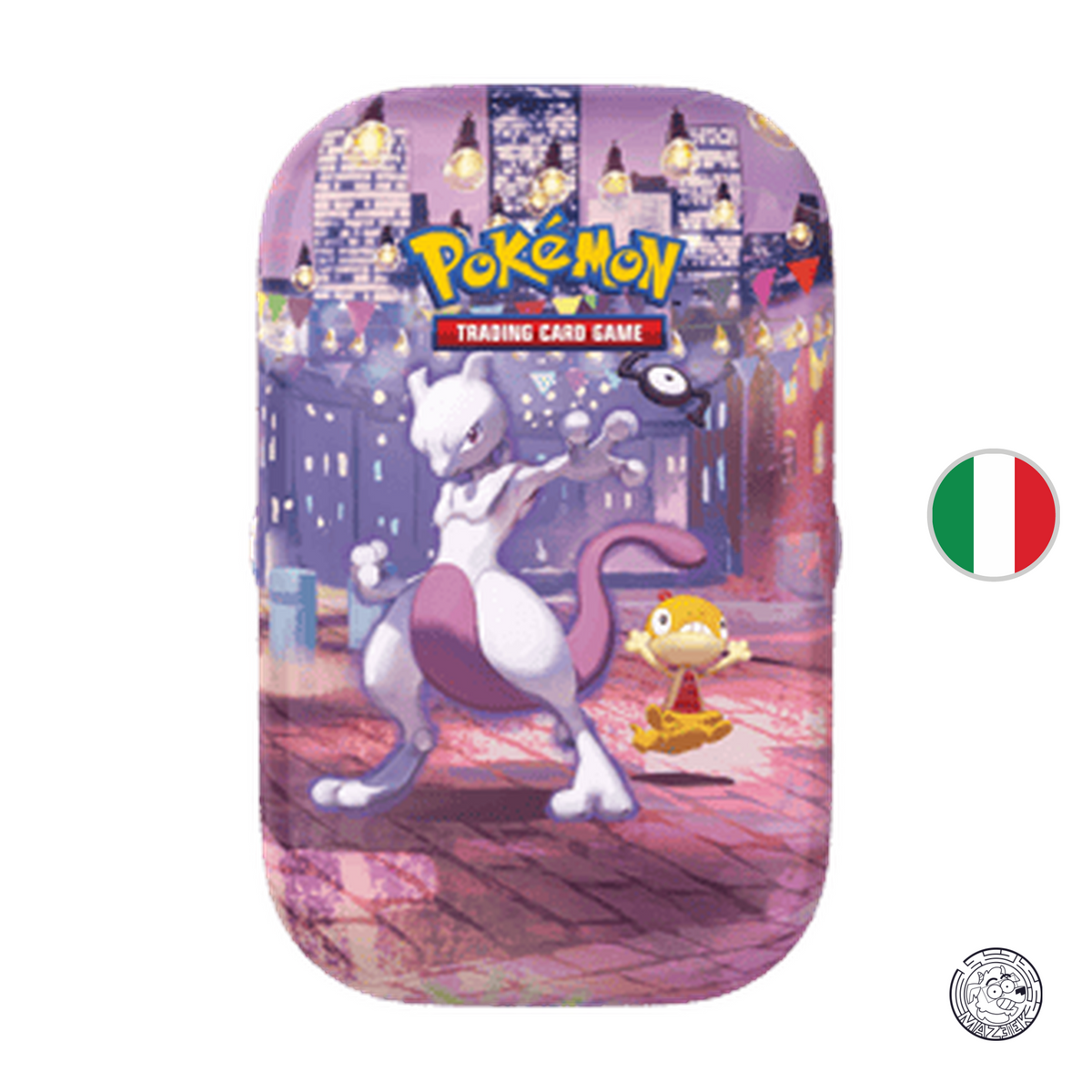 Pokemon! Mini Tin da Collezione 30° Anniversario: Mewtwo & Scraggy ITA