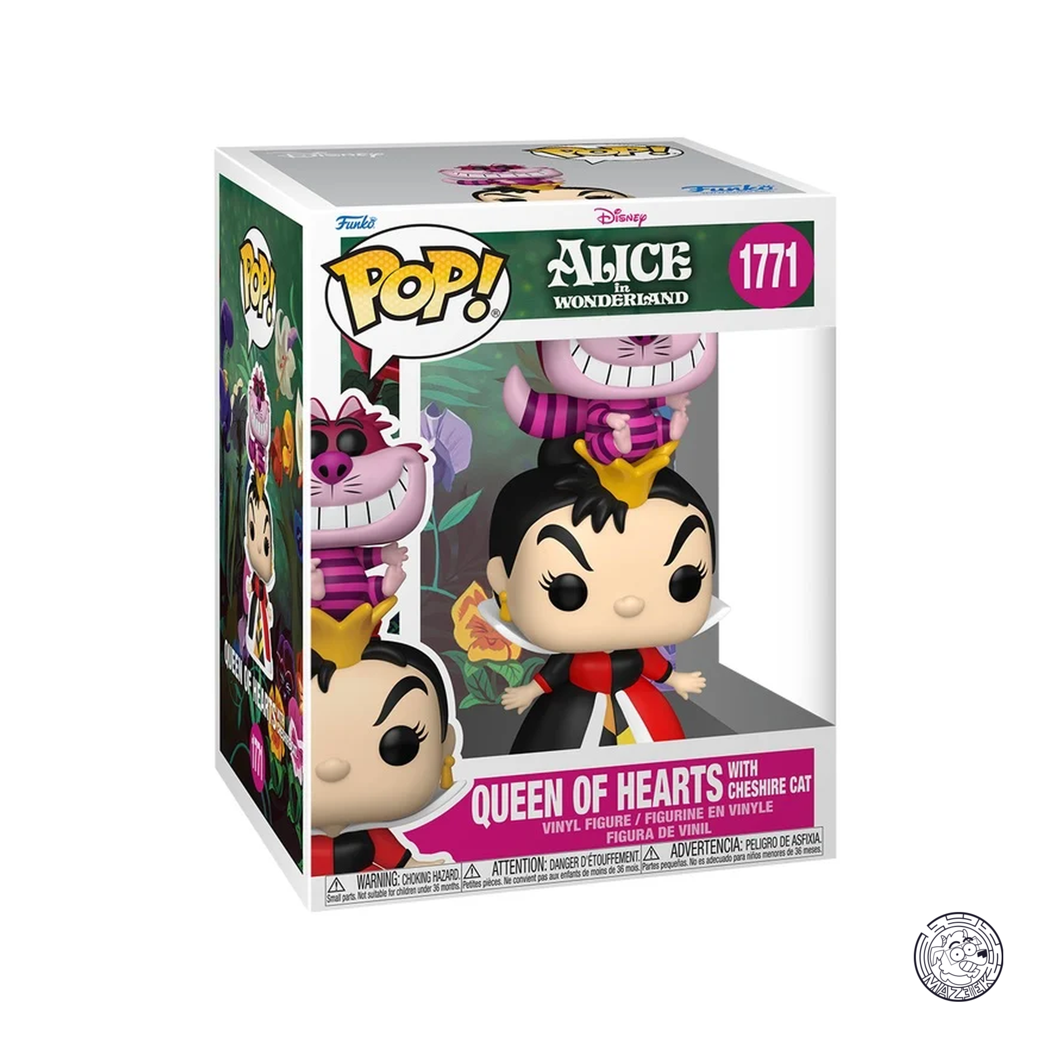 Funko POP! Alice in Wonderland: Queen of Hearts with Cheshire Cat 1771