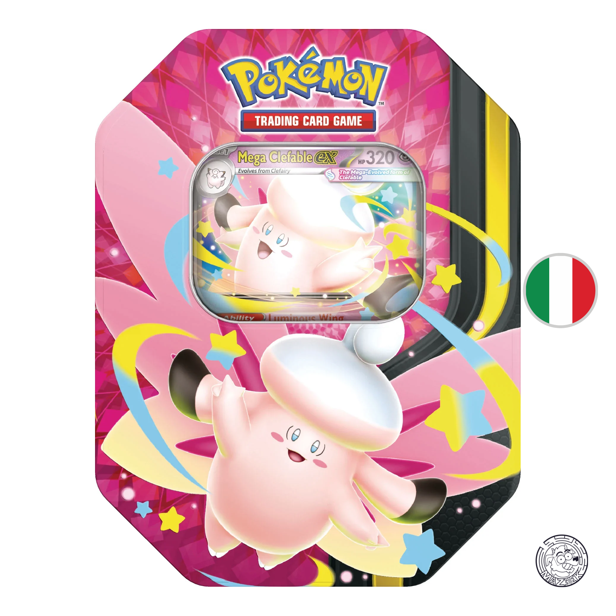 Pokemon! Tin da Collezione Mega Chiarodiluna: Mega Clefable ex ITA