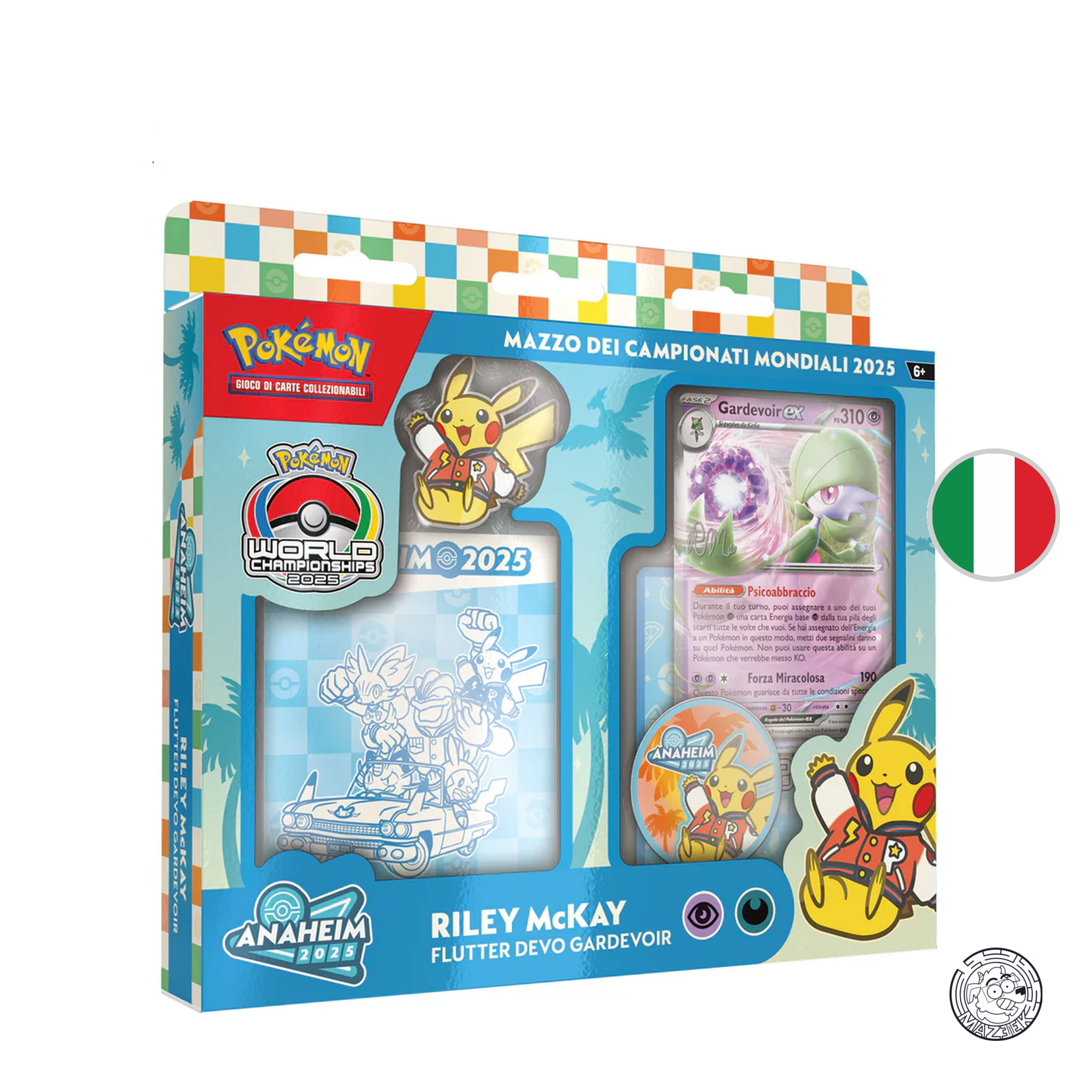 Pokemon! Mazzo dei Campionati Mondiali 2025: Riley McKay (Flutter Devo Gardevoir) - ITA