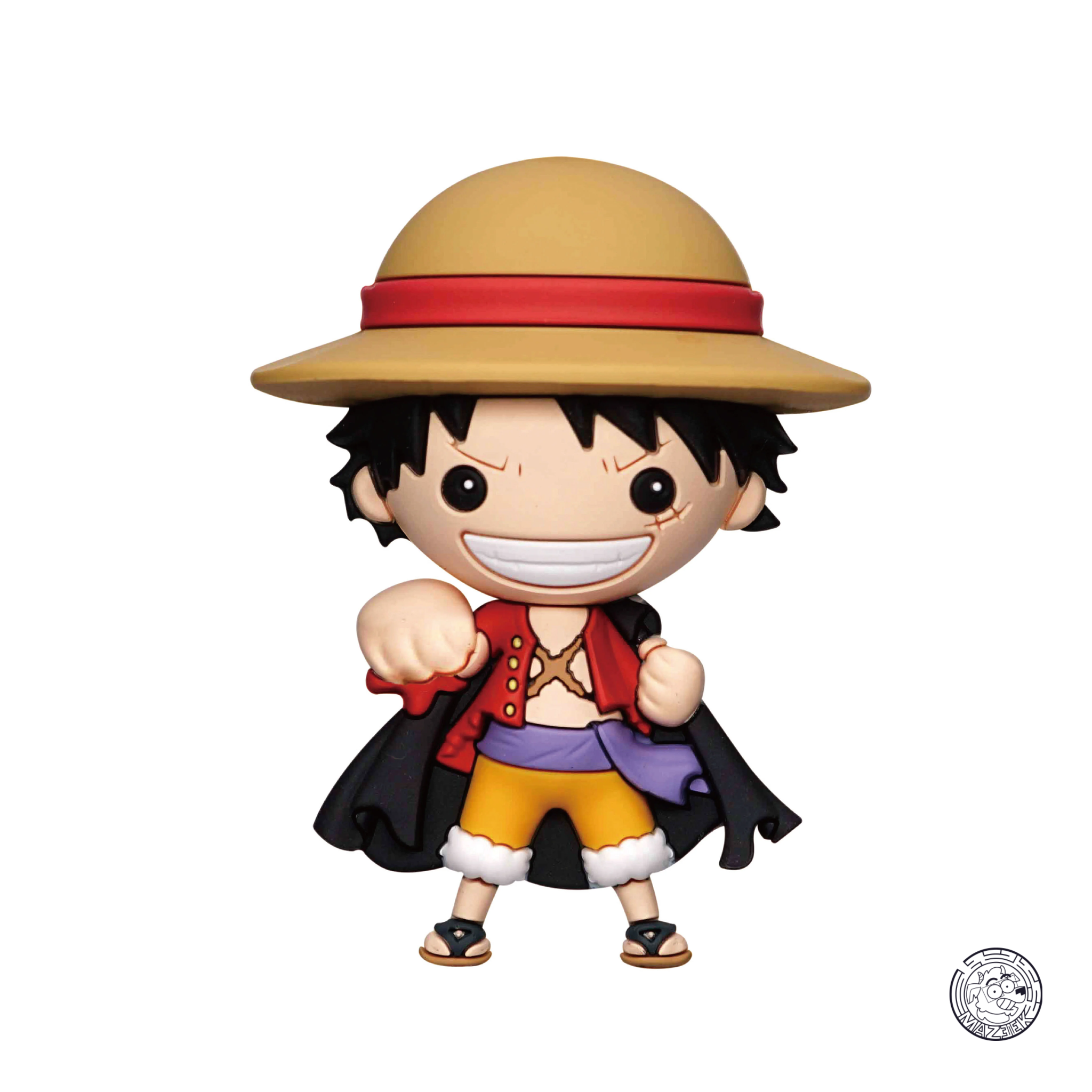 Magnete - 3D Foam Collectible - One Piece: Luffy with Cape