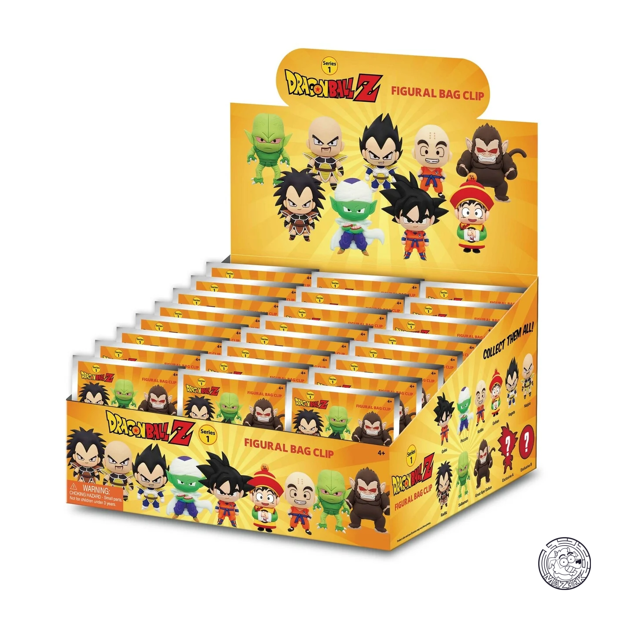 Bag Clip 3D Foam - Series 1 - Dragon Ball Z (1 pz. random)