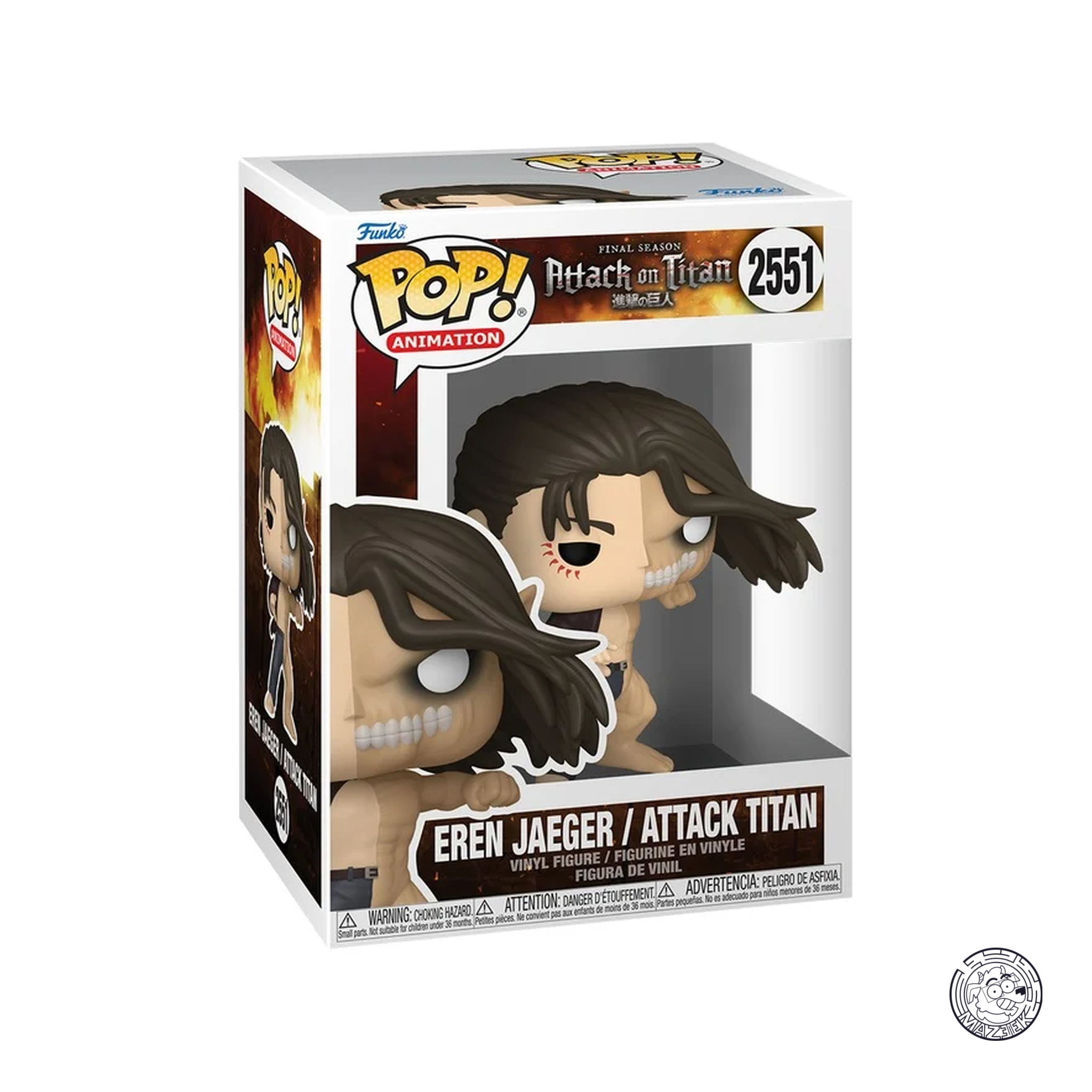 Funko POP! Attack on Titan: Eren Jaeger/Attack Titan 2551