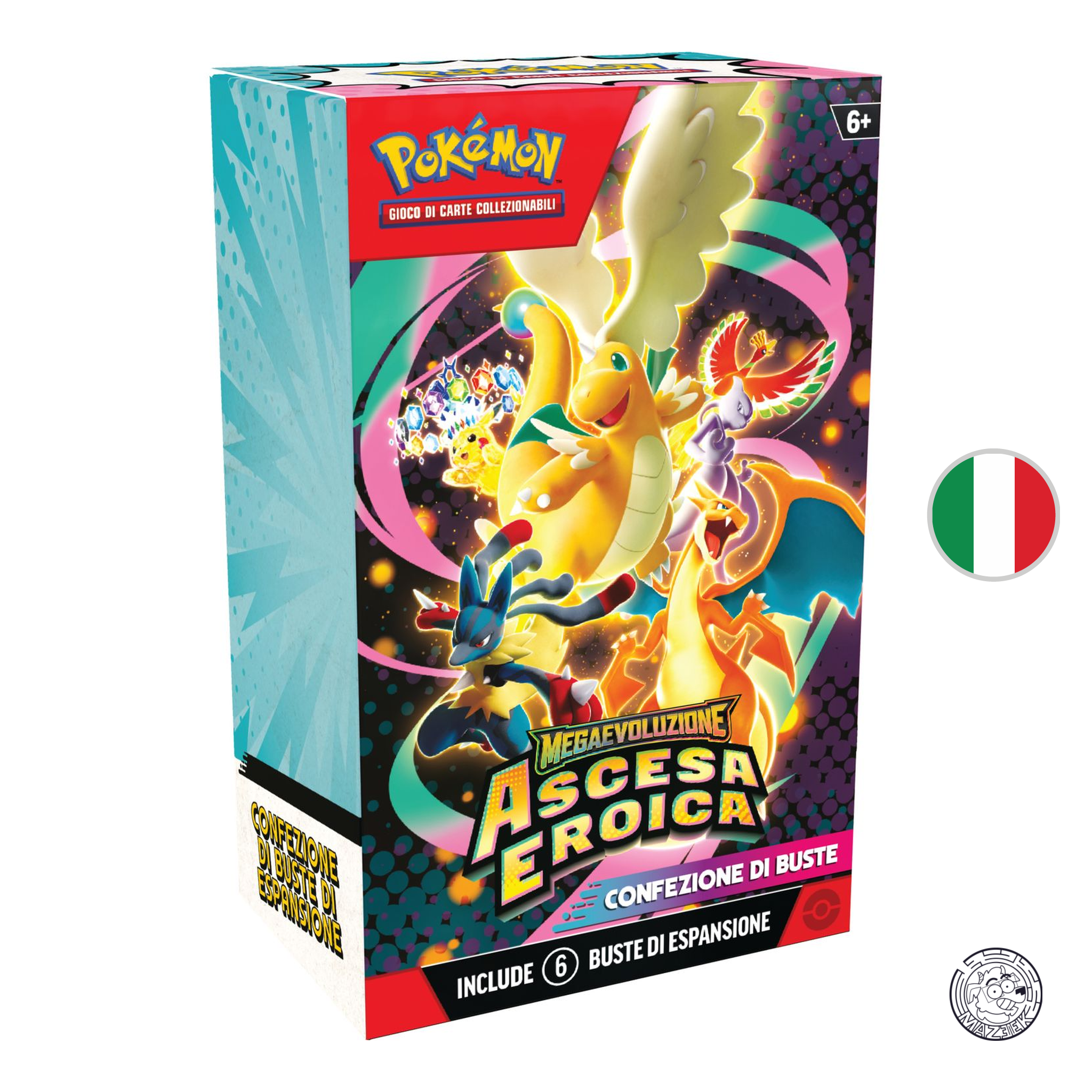 Pokemon! Megaevoluzione: Ascesa Eroica - Confezione di 6 Buste ITA