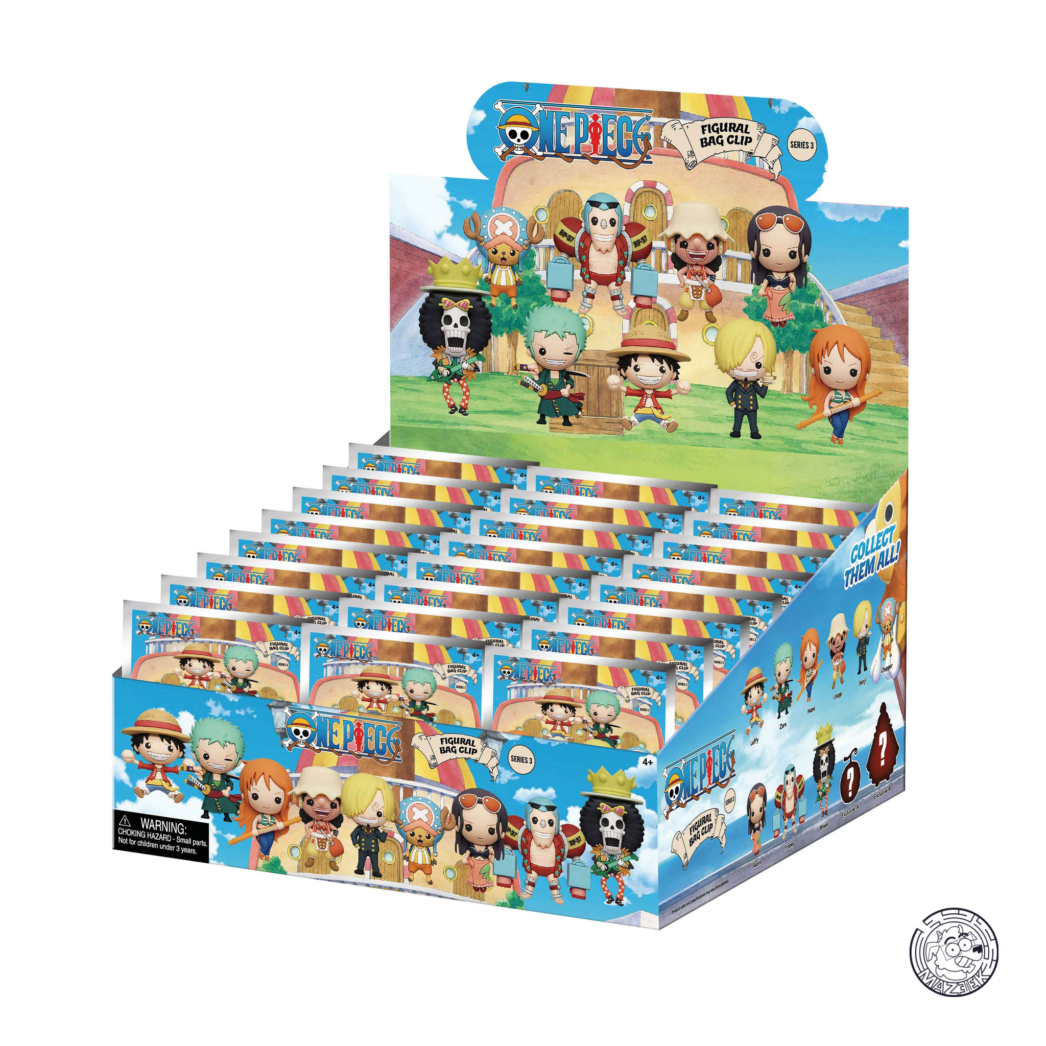 3D Foam Bag Clip - One Piece - Series 3 (1 pz. random)