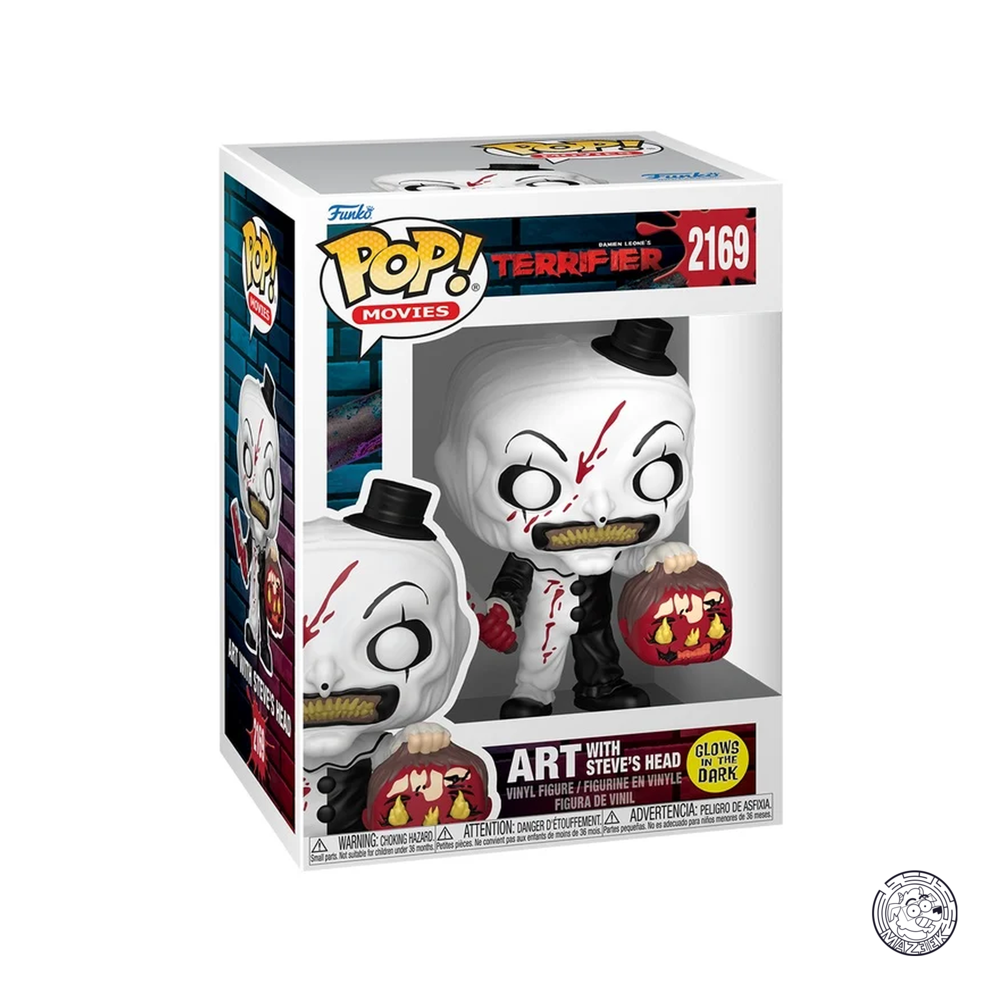 Funko POP! Terrifier: Art with Steve's Head (GITD) 2169