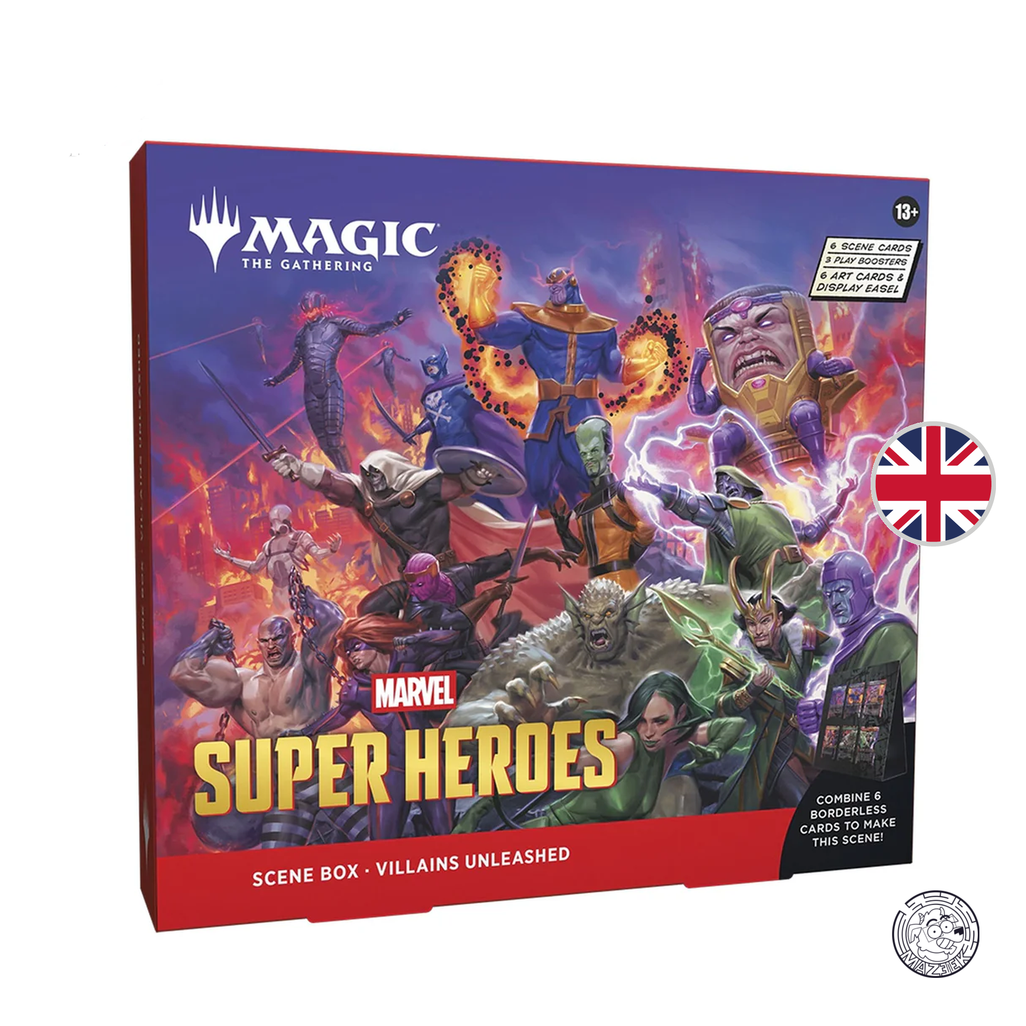 Magic the Gathering - Marvel Super Heroes: Scene Box Villains Unleashed ENG