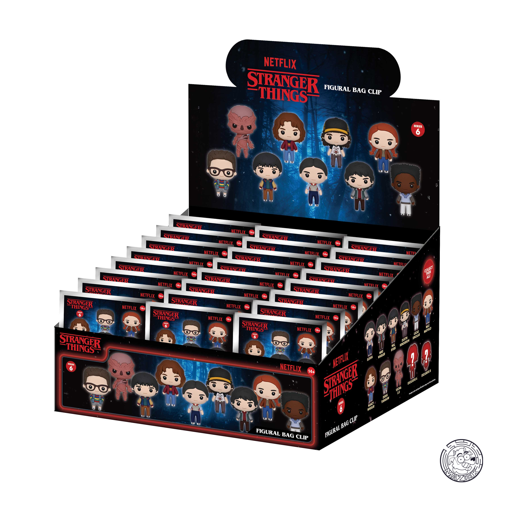 3D Foam Bag Clip - Stranger Things - Series 6 (1 pz. random)