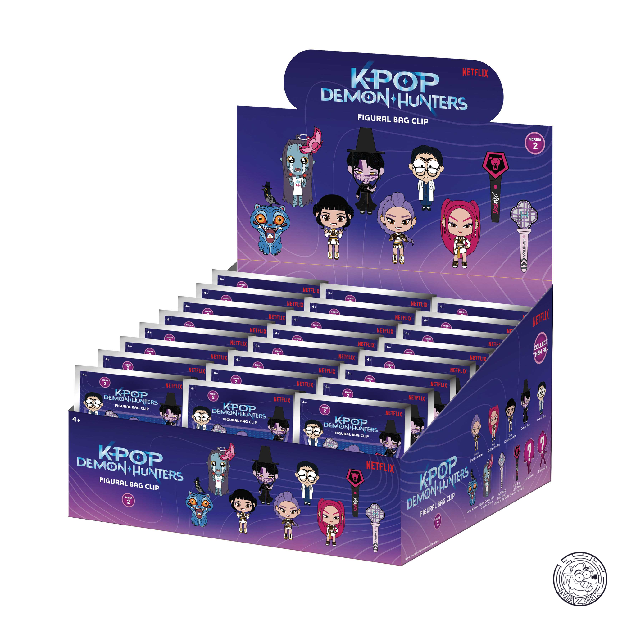 3D Foam Bag Clip - K-POP Demon Hunters - Series 2 (1 pz. random)