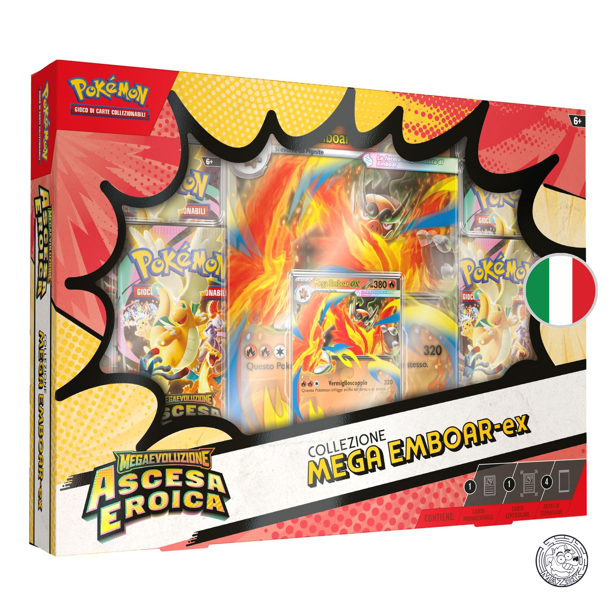 Pokemon! Collezione Mega Emboar-ex ITA
