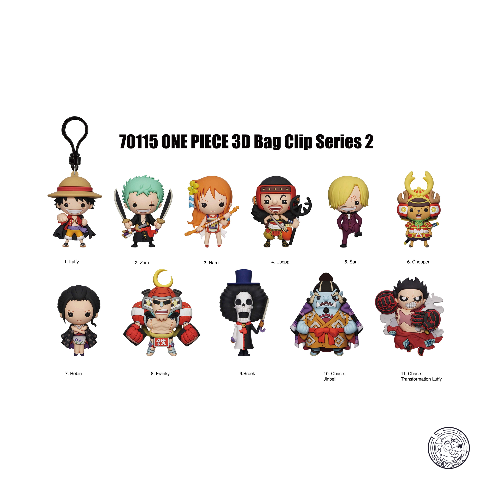 Bag Clip 3D Foam - Series 2 - One Piece (1 pz. random)