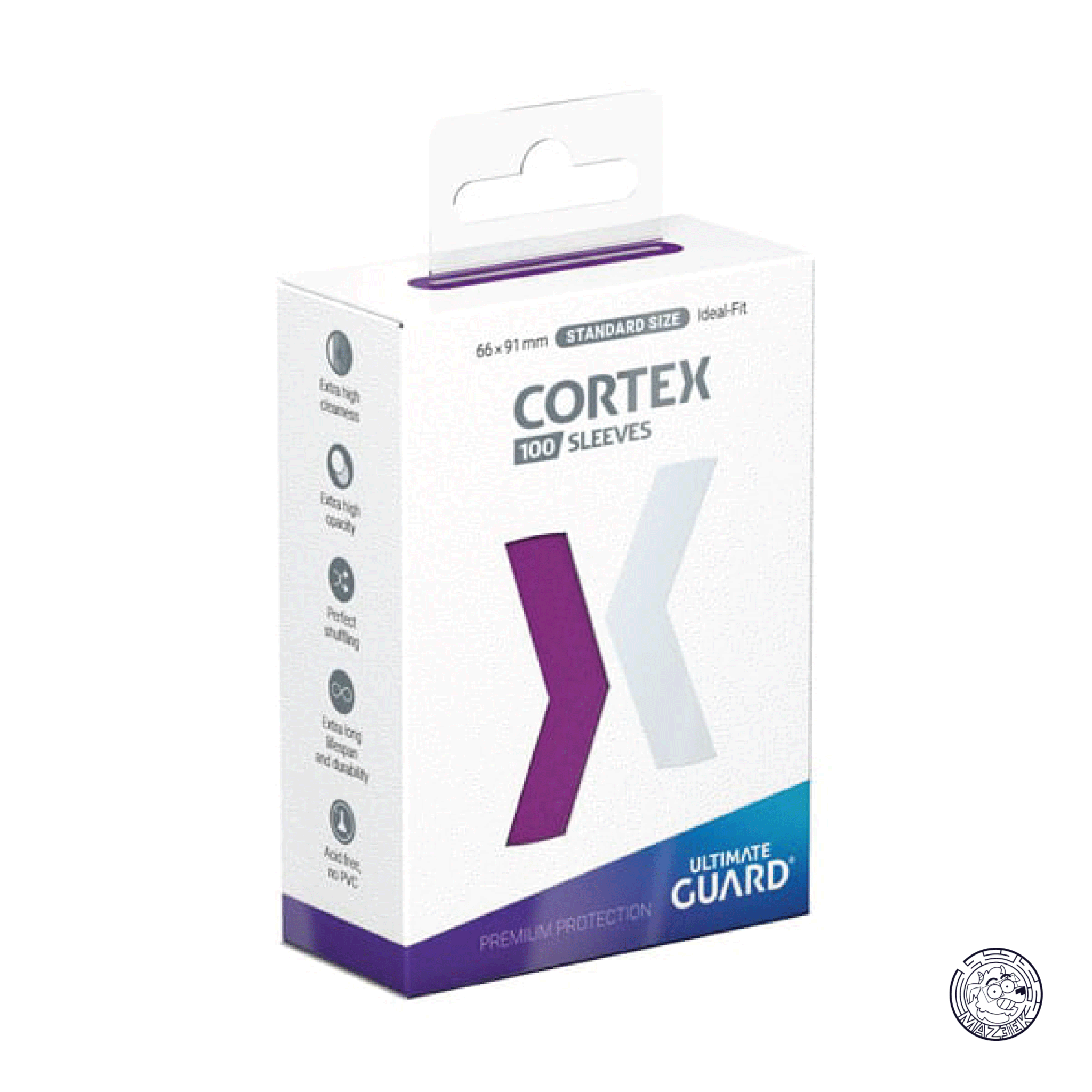 Ultimate Guard - 100 Sleeves Cortex: Standard Size 66x91 mm (Purple)