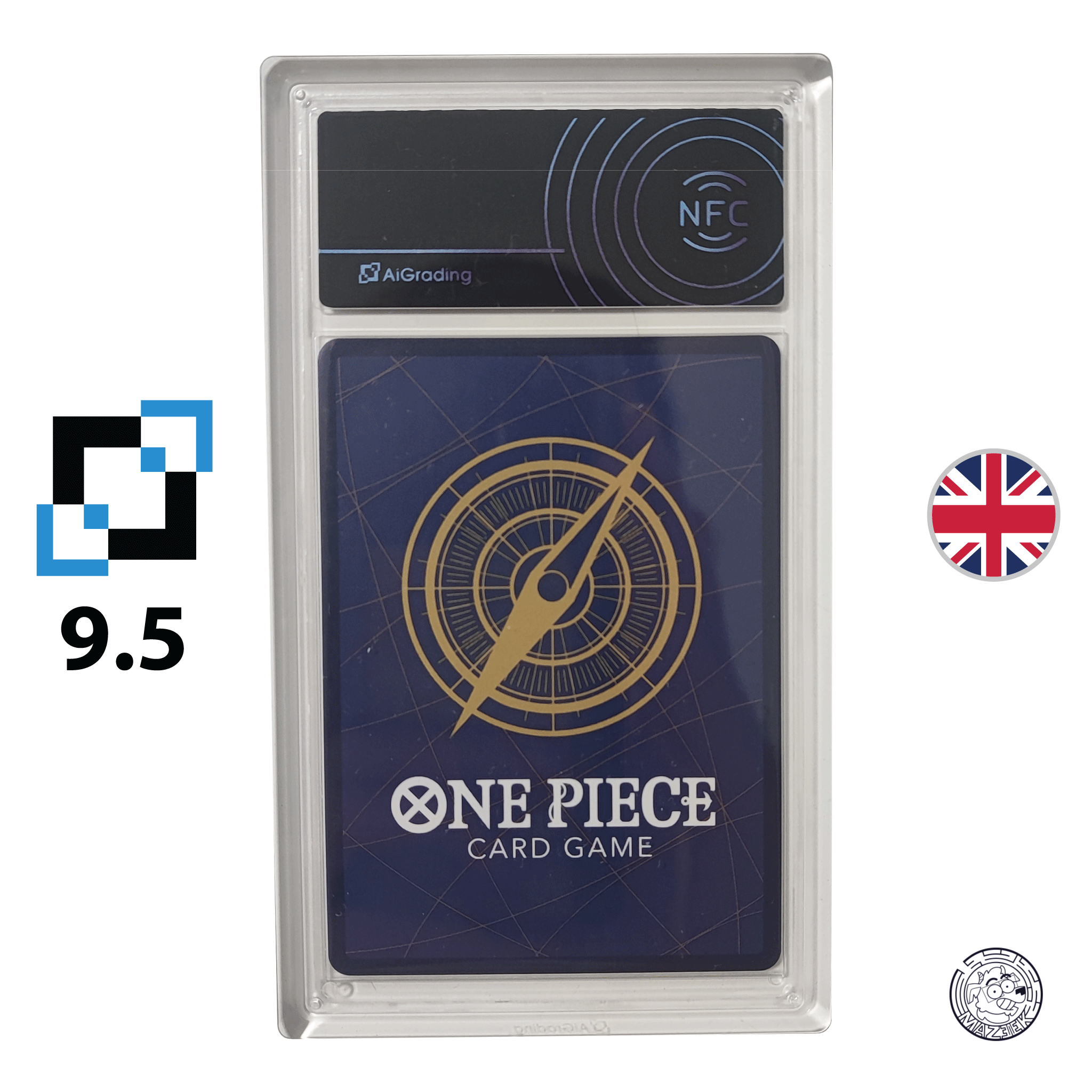 One Piece! Gradata Ai Grading - Portag.D.Ace OP13-119 - Wanted ERRATA (9.5) ENG