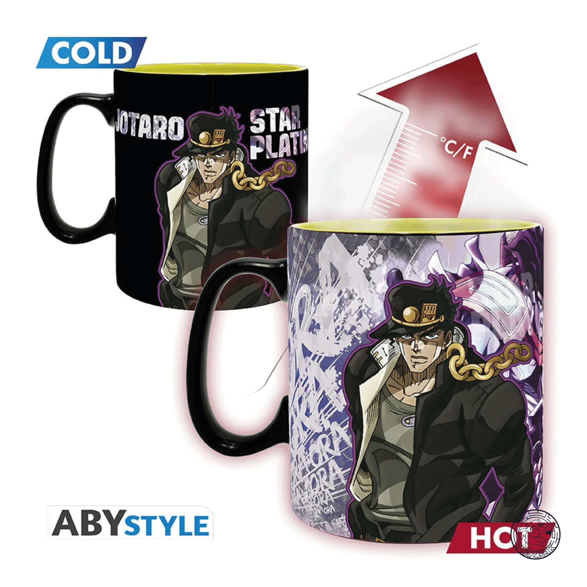 Tazza Heat Change - JoJo's Bizarre Adventure: Jotaro & Dio