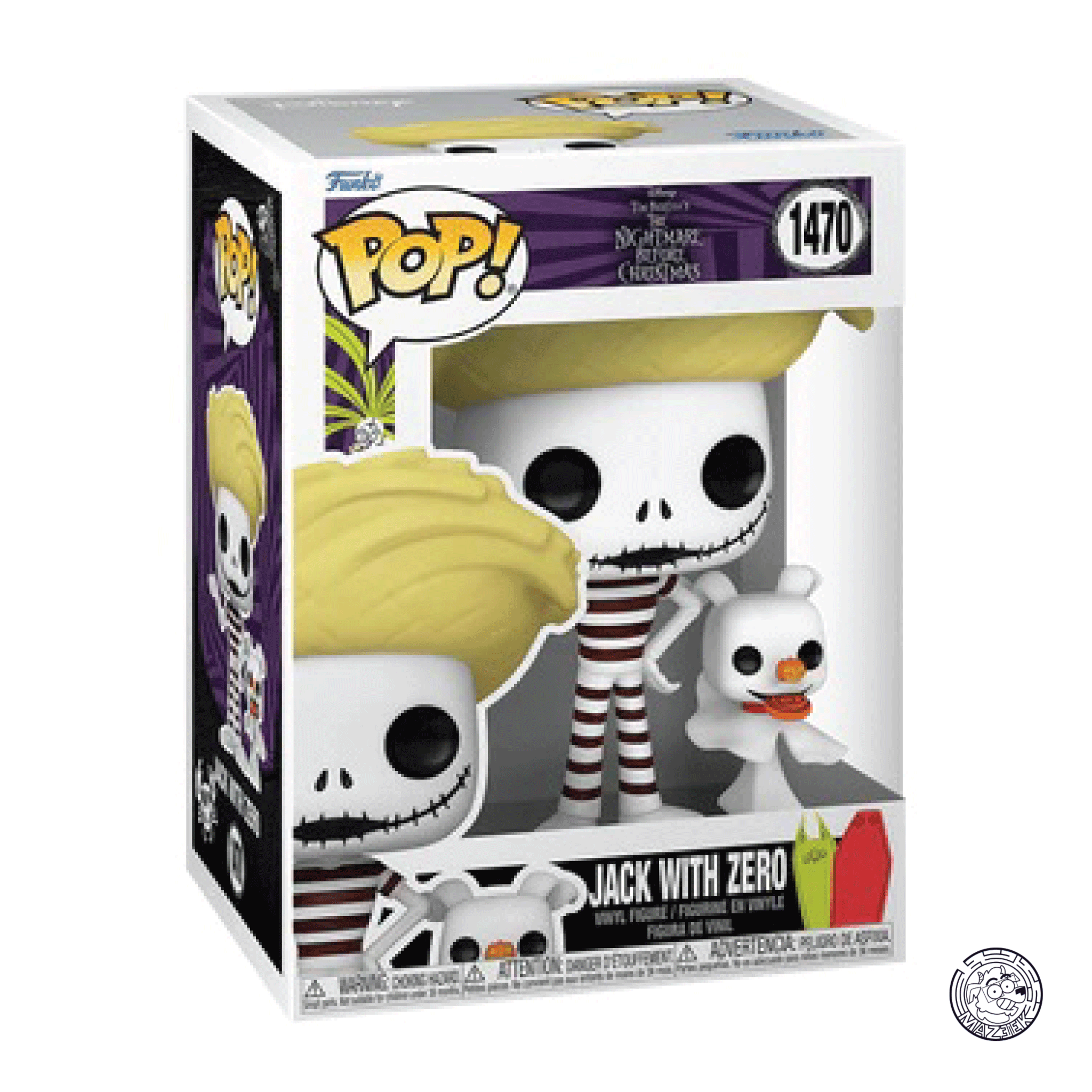 Funko POP! Nightmare Before Christmas: Jack with Zero 1470