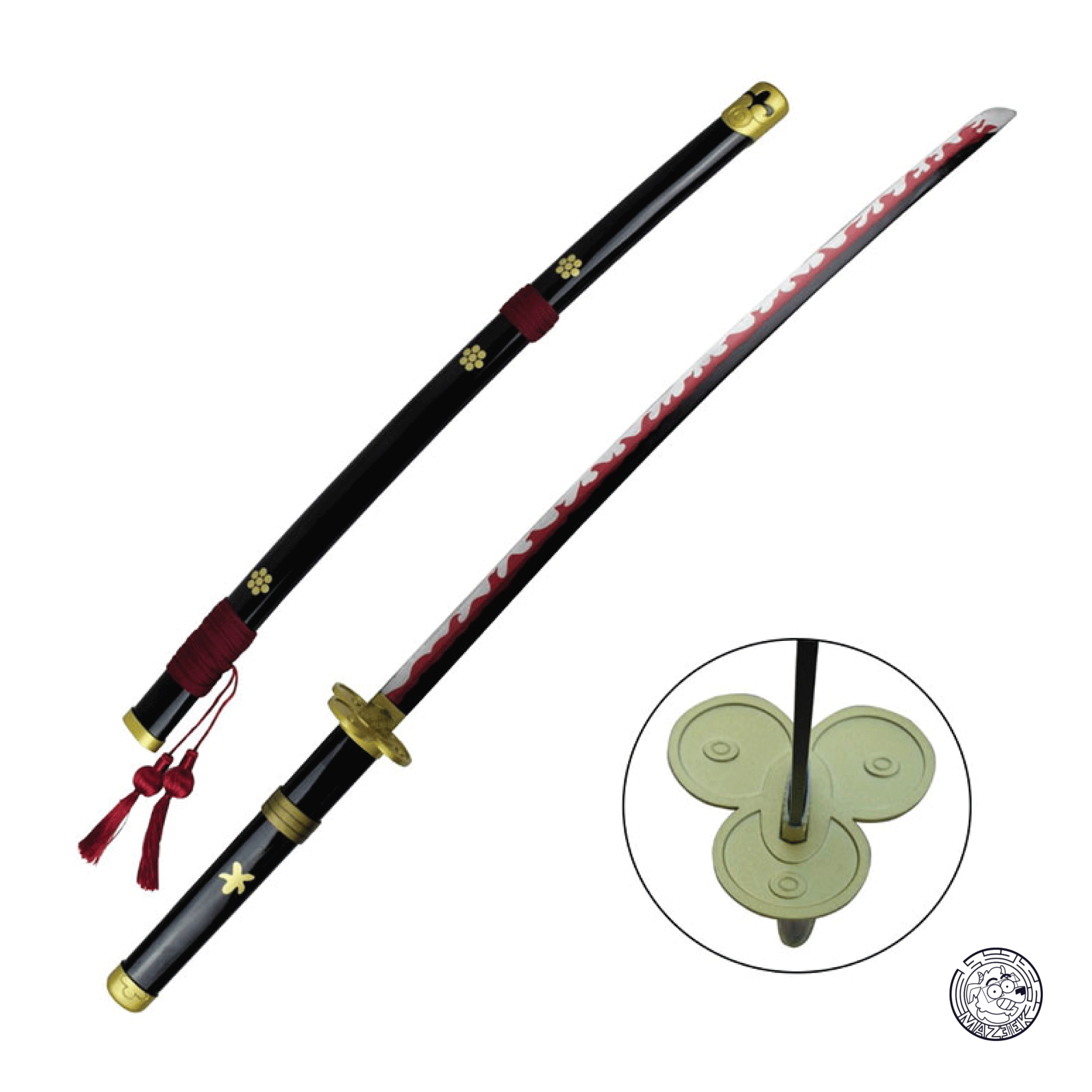 Katana One Piece: Enma Nera (lama non affilata)