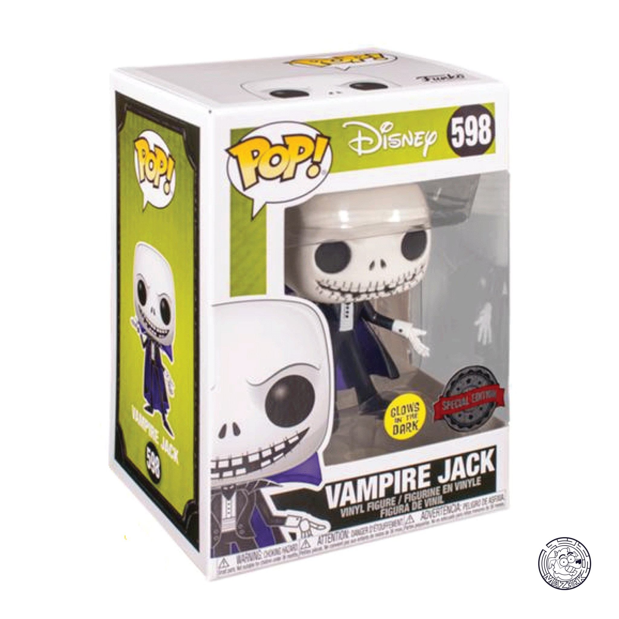 Funko POP! Disney: Vampire Jack (GITD) 598
