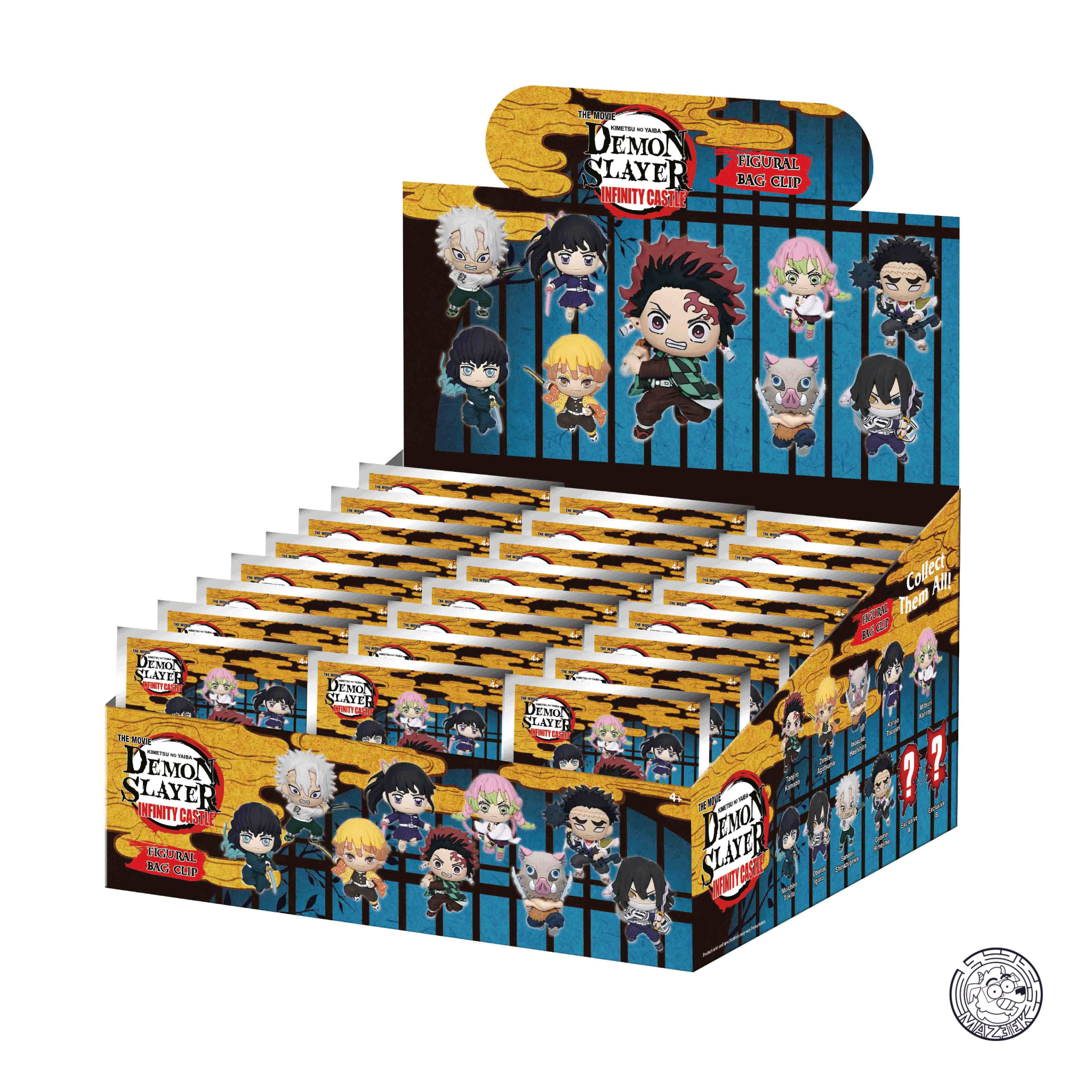 Figure! Demon Slayer Movie - Series 1 - 3D Foam Bag Clip (1 pz. random)