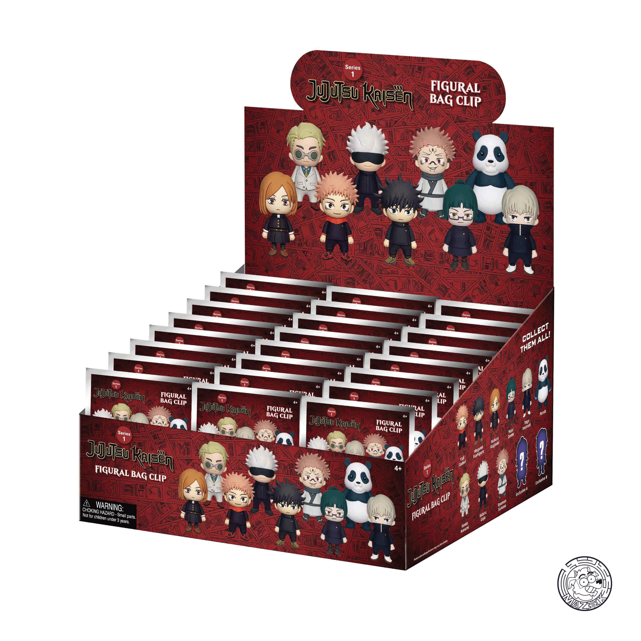 Figure! Jujutsu Kaisen - 3D Foam Bag Clip (1 pz. random)