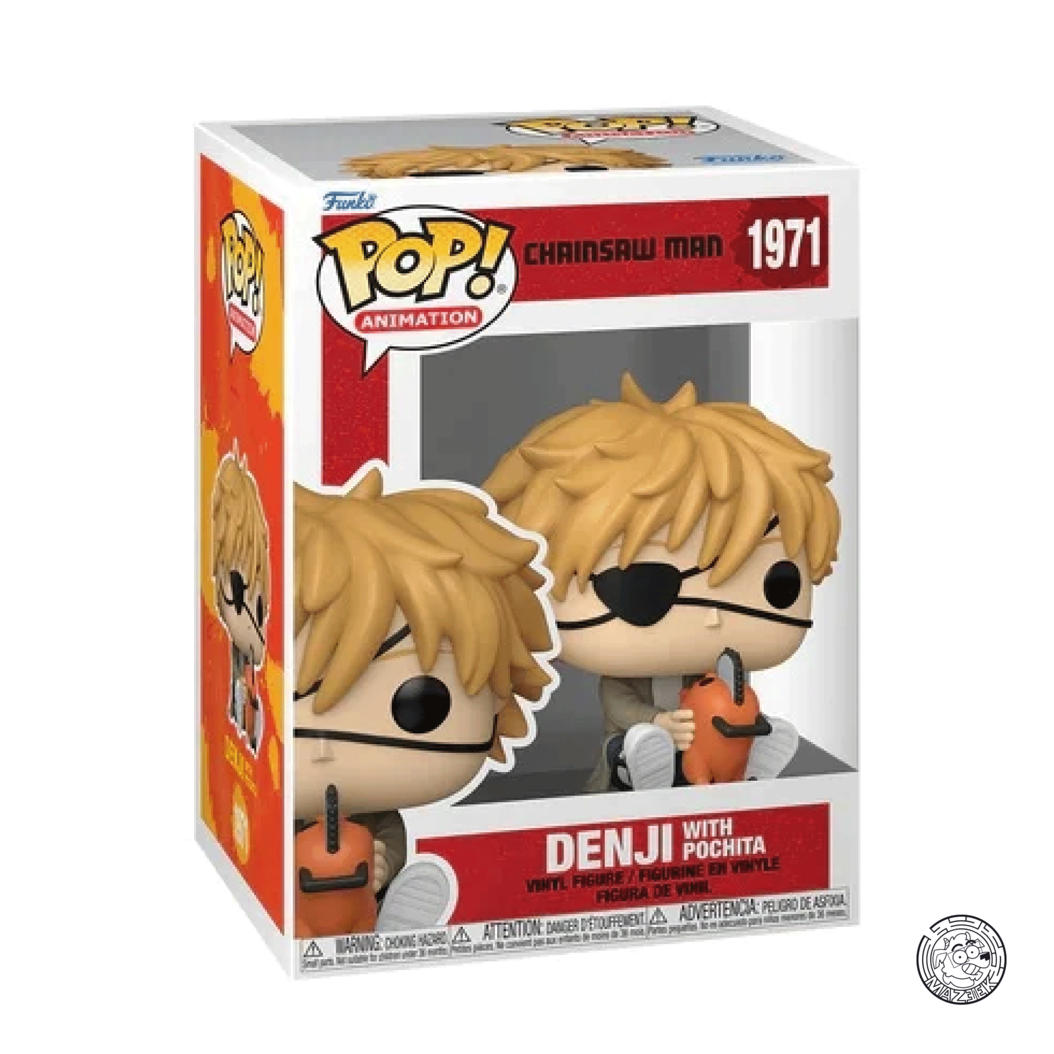 Funko POP! Chainsaw Man: Denji with Pochita 1971