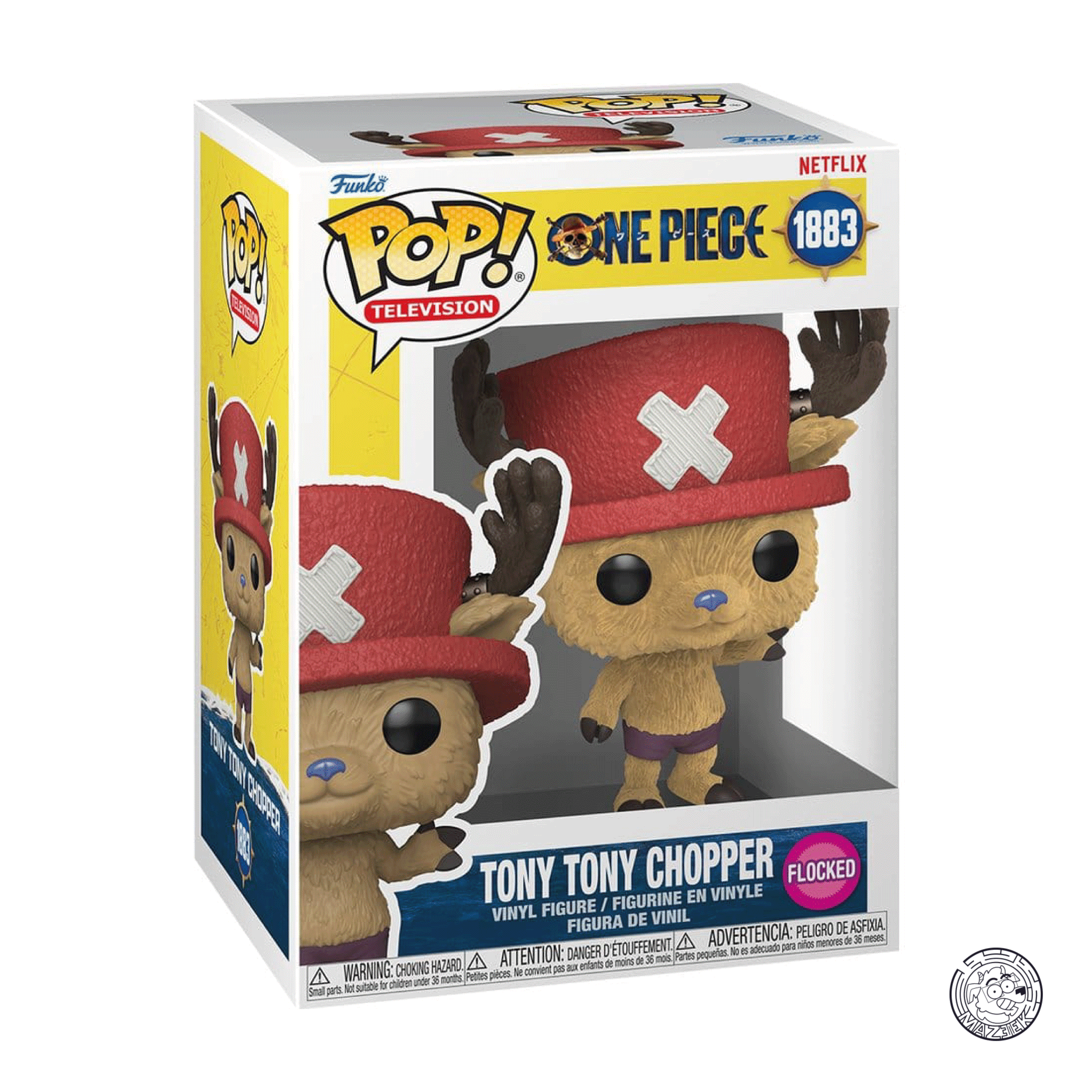 Funko POP! One Piece Netflix: Tony Tony Chopper (Flocked) 1883