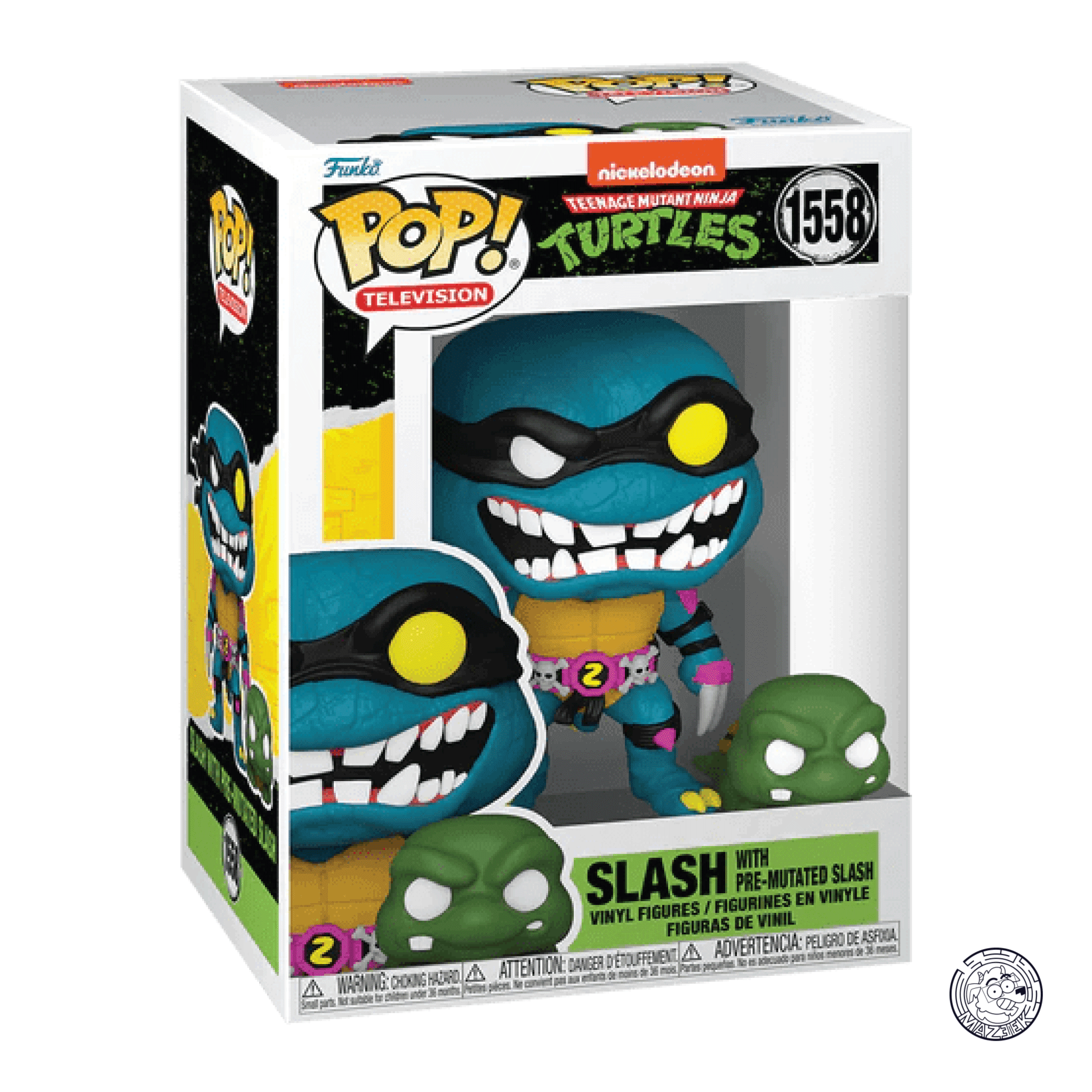 Funko POP! Teenage Mutant Ninja Turtles: Slash with Pre-Mutated Slash 1558