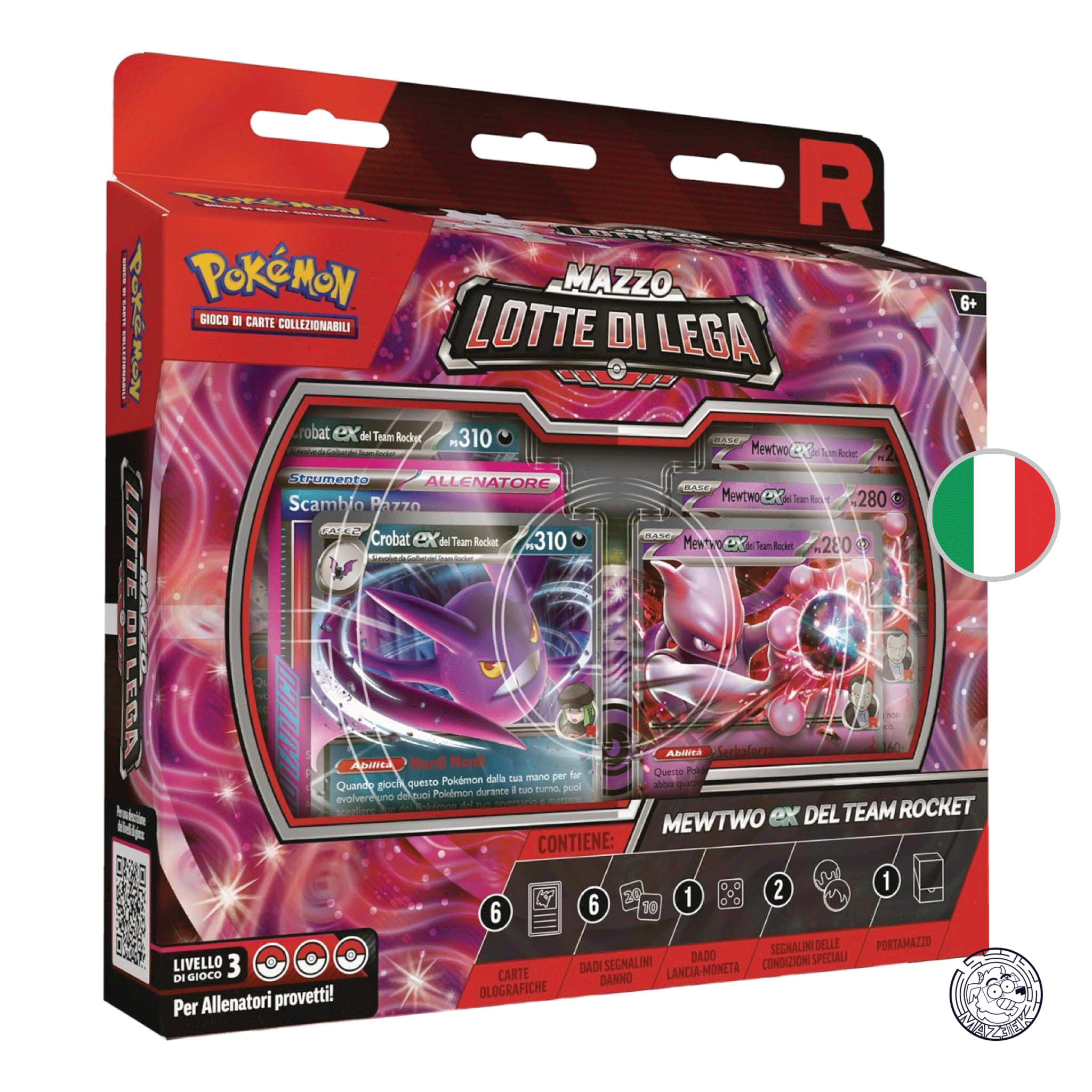 Pokemon! Mazzo Lotte di Lega: Mewtwo EX del Team Rocket - ITA