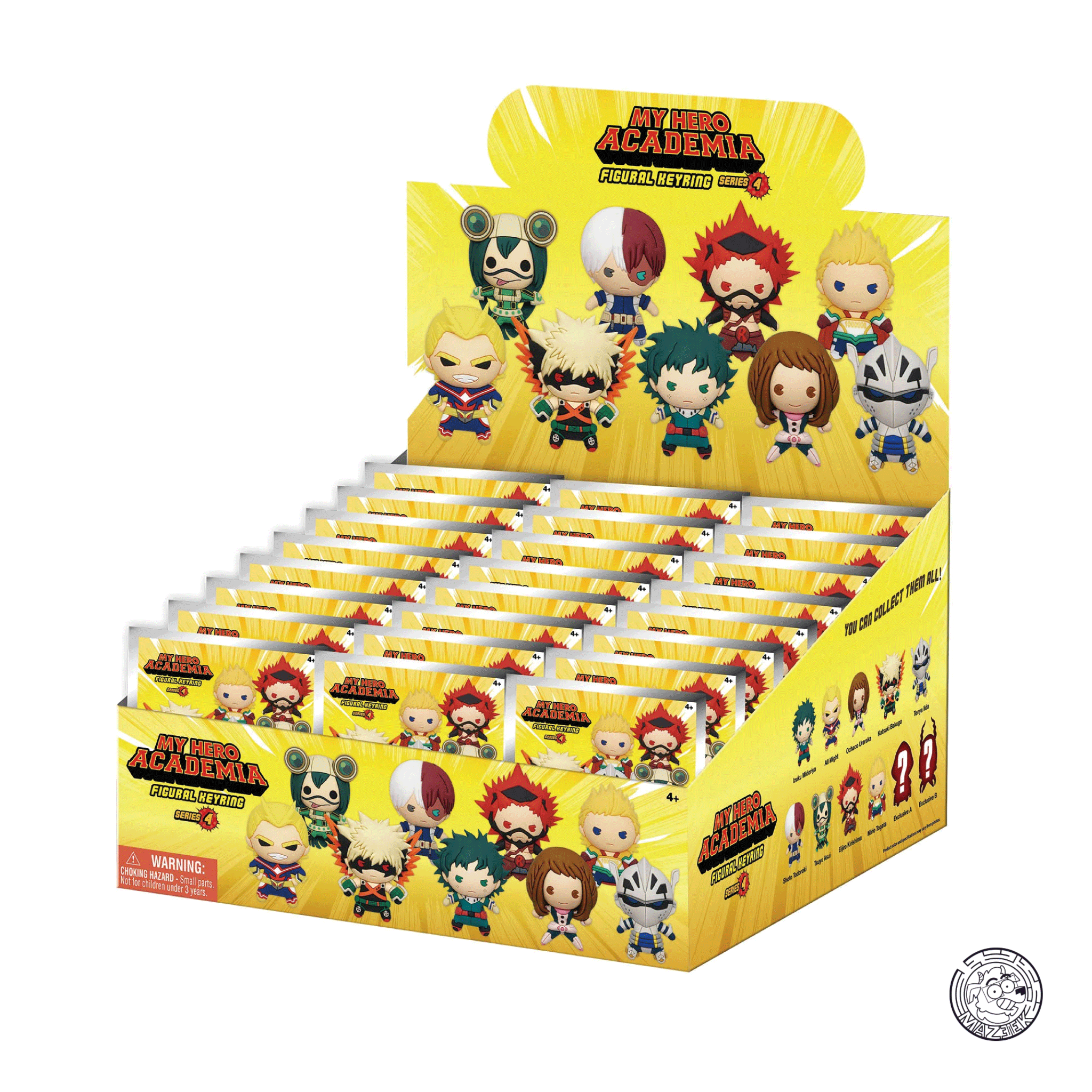 Figure! My Hero Academia - Series 4 - 3D Foam Bag Clip (1 pz. random)