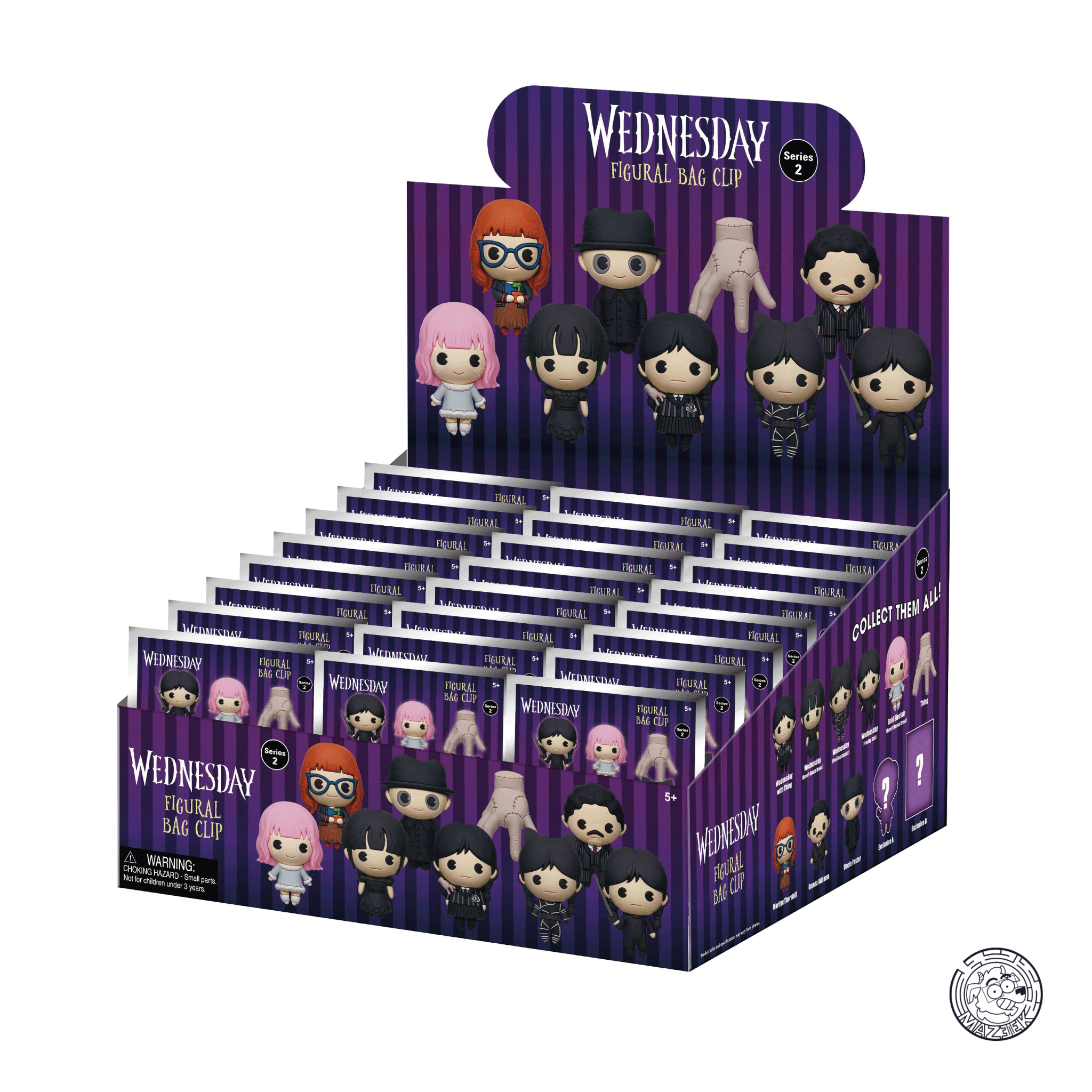 Figure! Wednesday - 3D Foam Bag Clip (random)