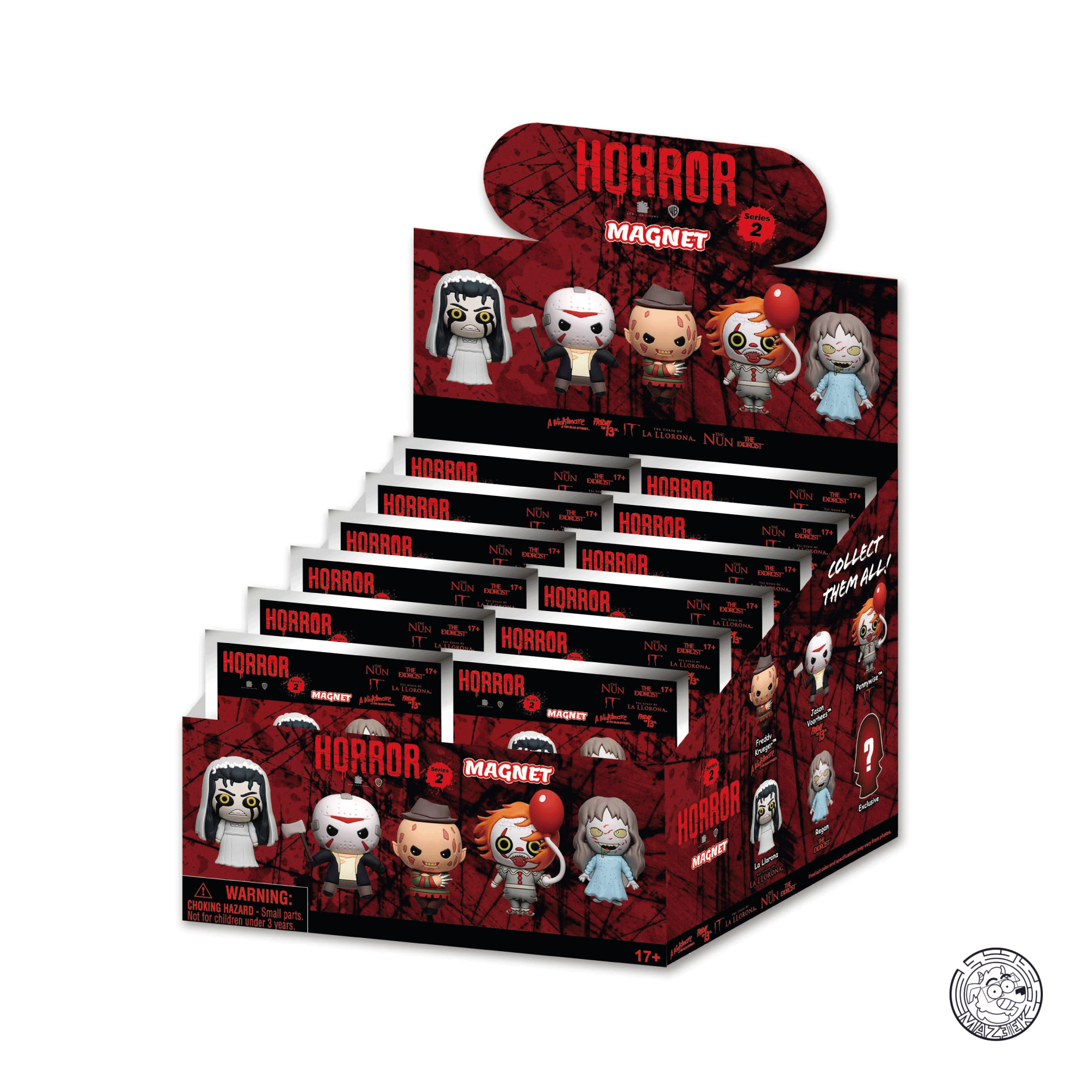 Figure! WB Horror - 3D Foam Magnets in blind bags (random)
