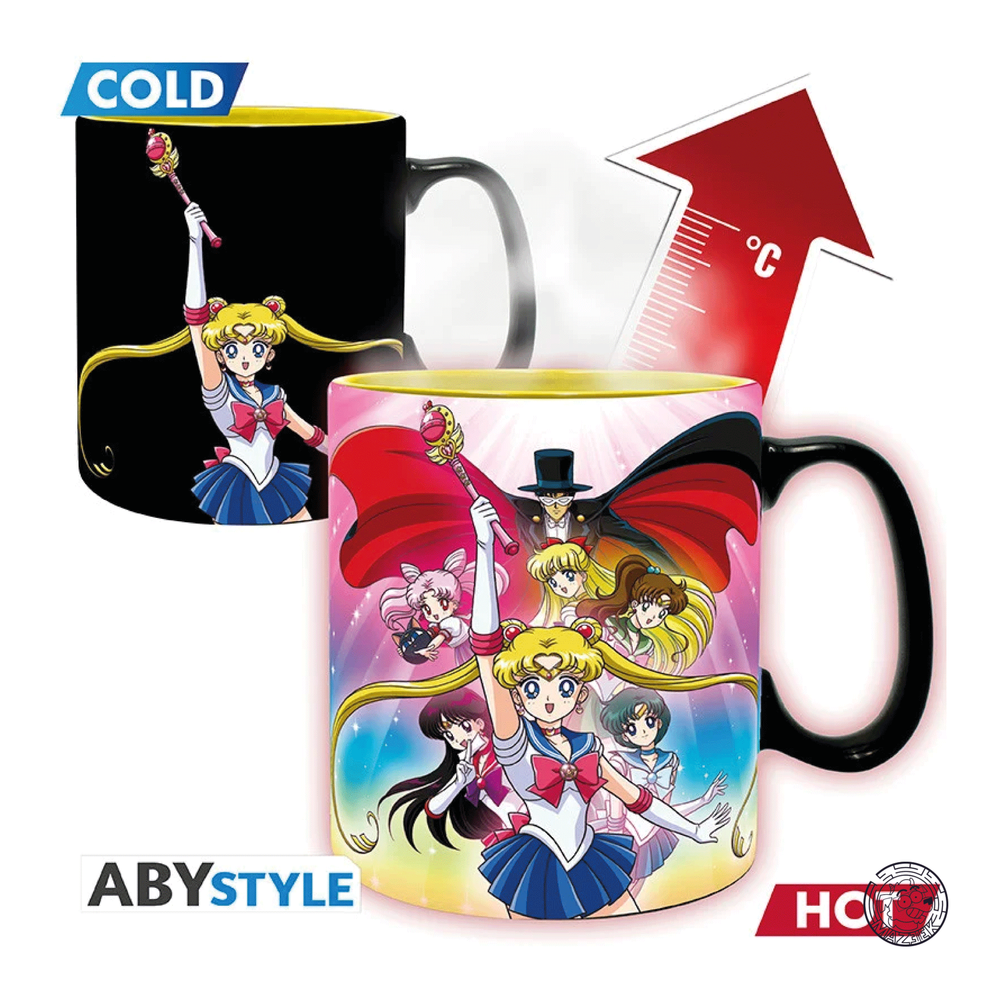Tazza Heat Change - Sailor Moon: Group