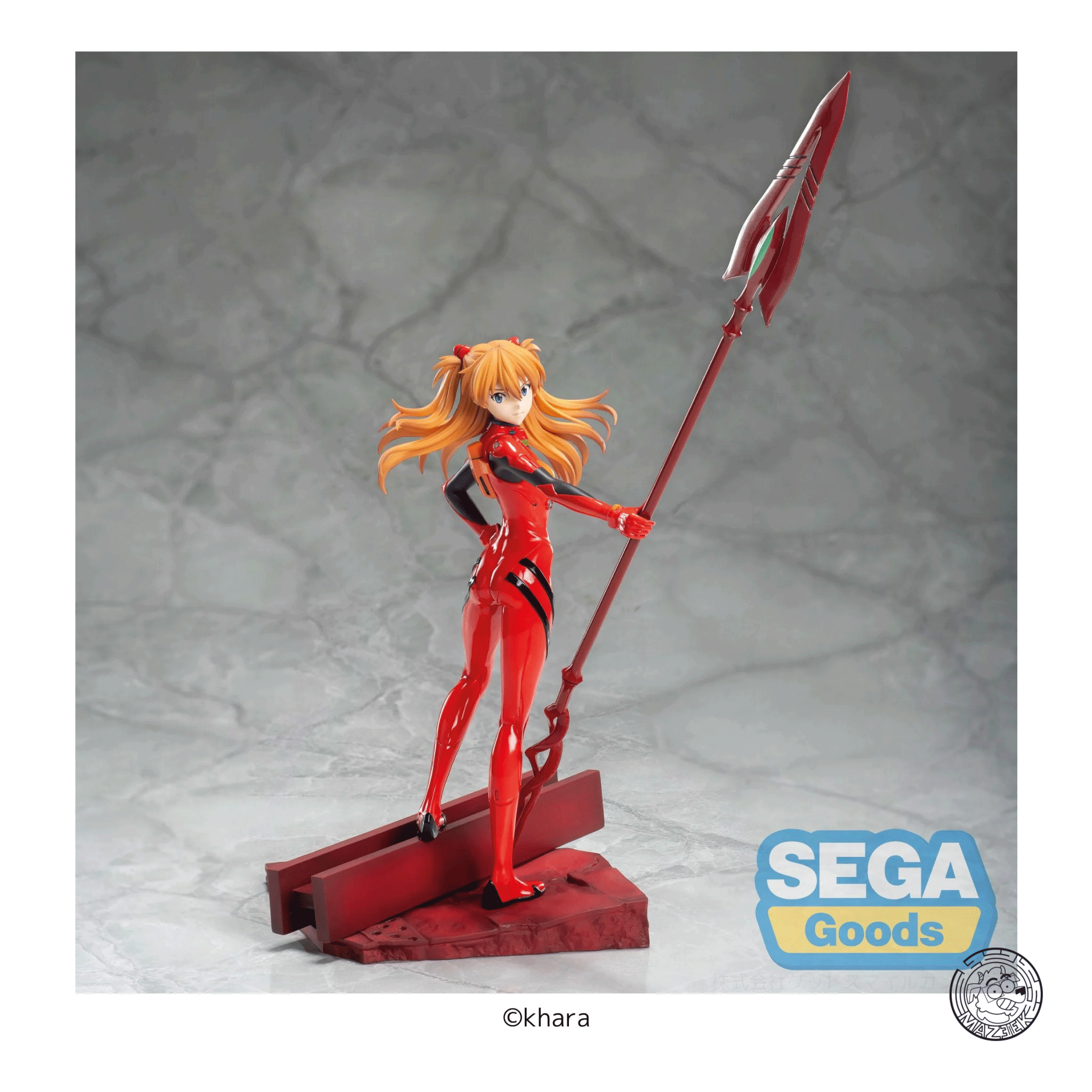Figure! Neon Genesis Evangelion: Asuka X Spear of Cassius - Figure Luminasta 20cm