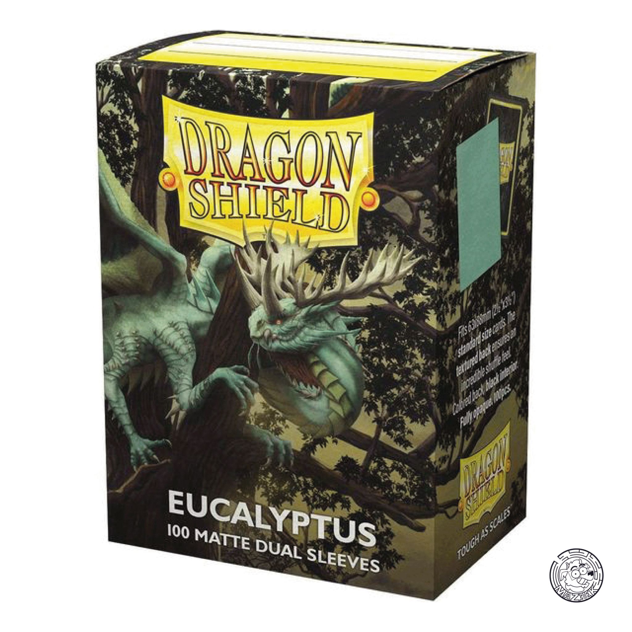 Dragon Shield - 100 Sleeves Matte Dual: Standard Size 66,5x92,5 mm (Eucalyptus)