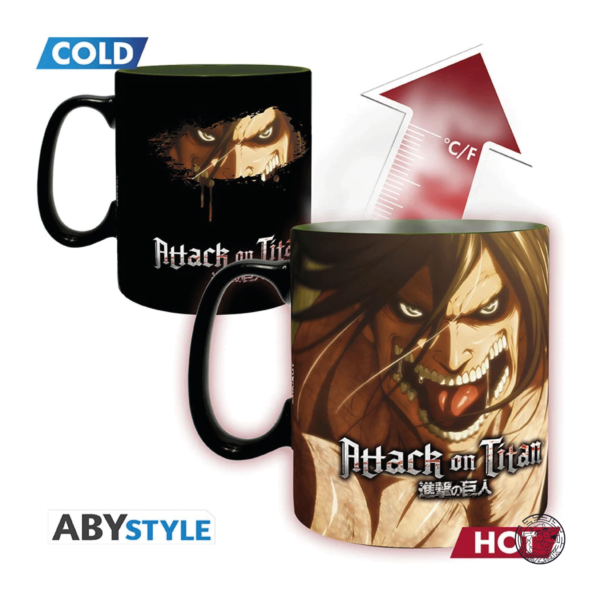 Tazza Heat Change - Attack on Titan: Season 3