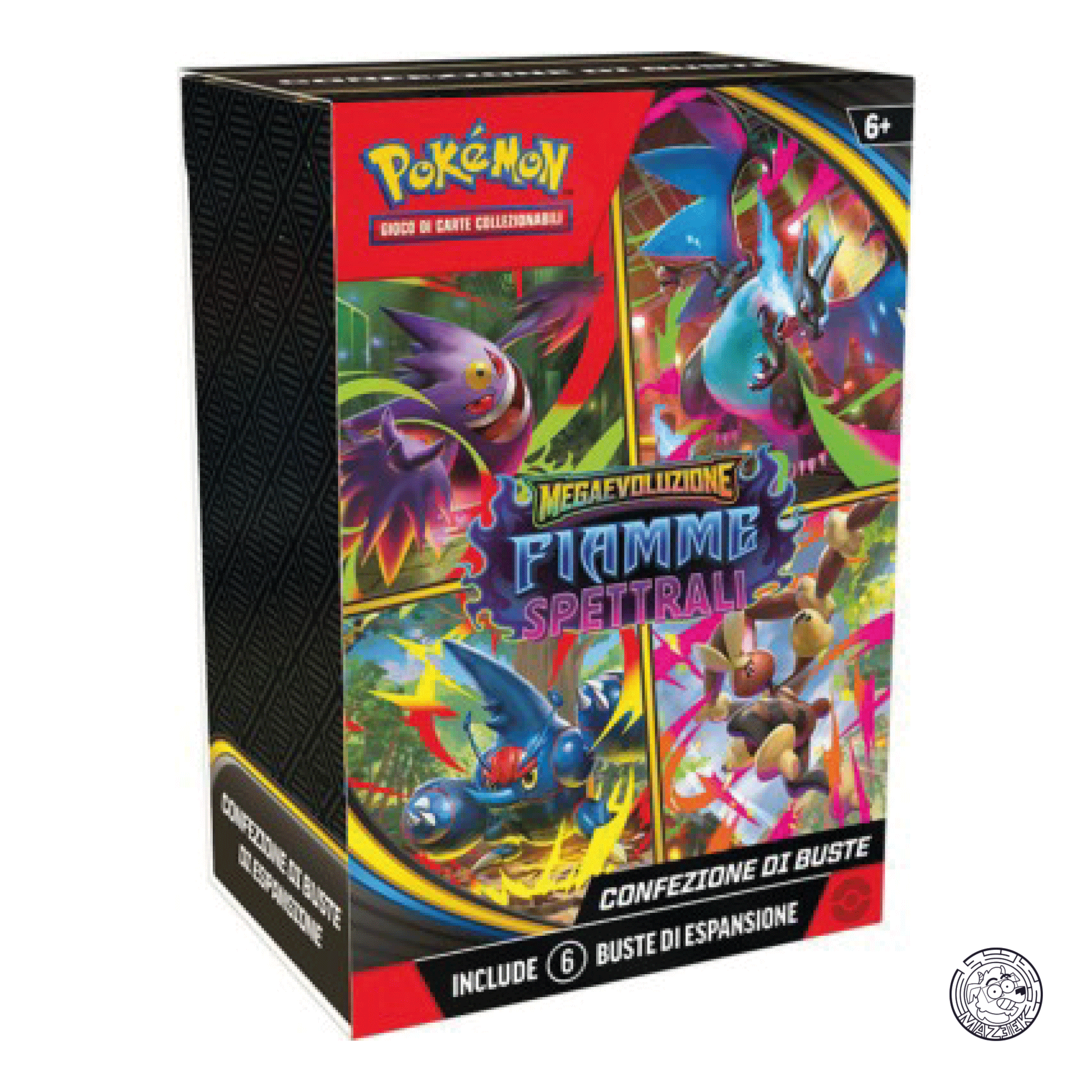 Pokemon! Megaevoluzione: Fiamme Spettrali - Confezione 6 Buste ITA