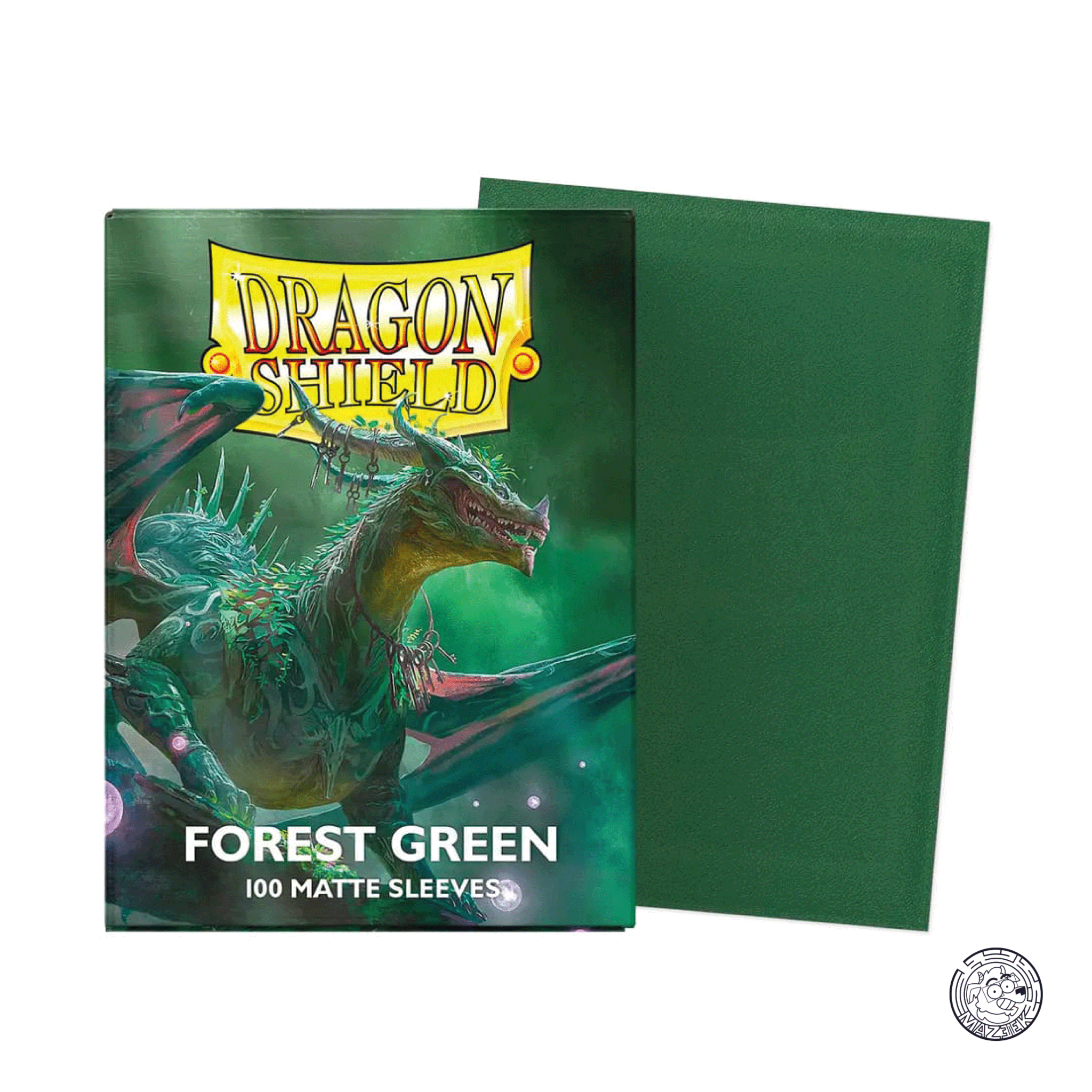 Dragon Shield - 100 Sleeves Matte: Standard Size 66,5x92,5 mm (Forest Green)