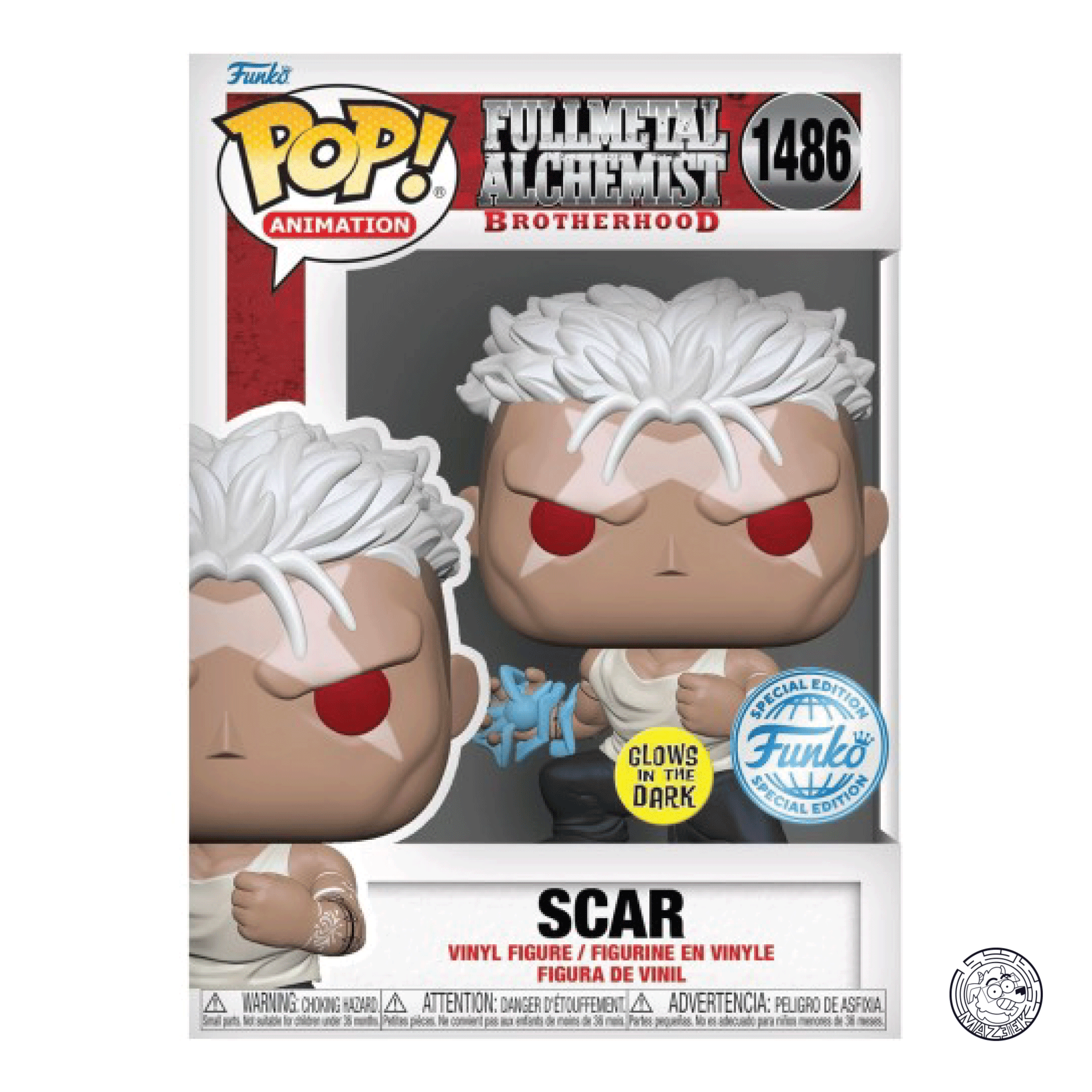 Funko POP! Fullmetal Alchemist Brotherhood: Scar (GITD) 1486